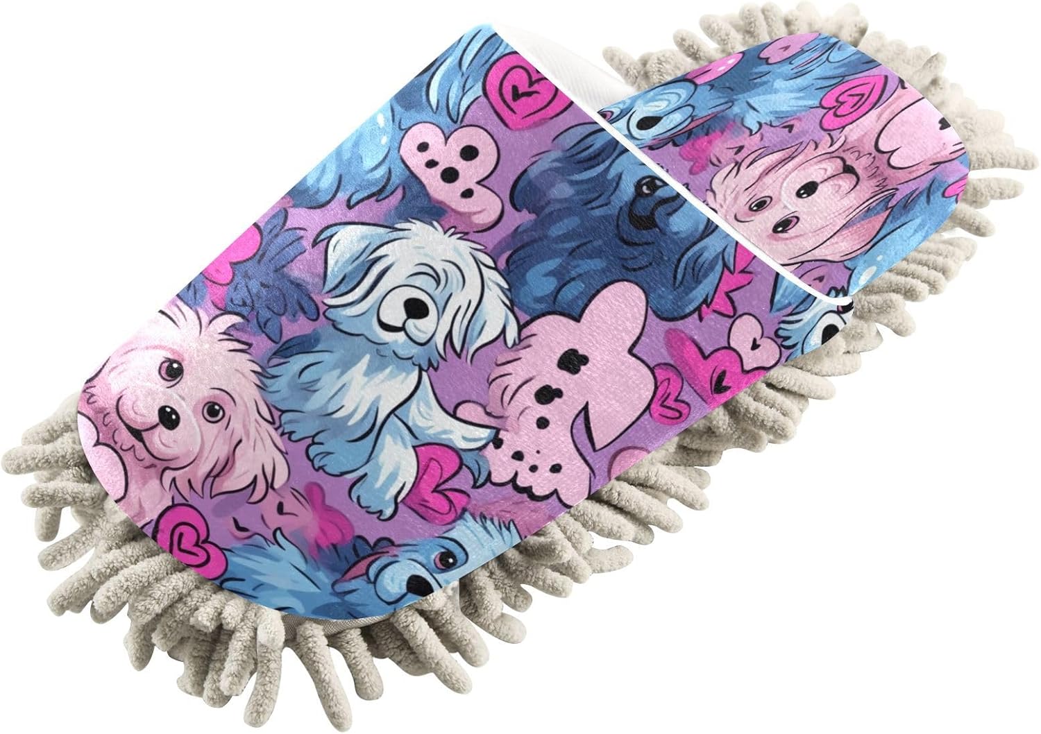 Zhirexin Microfiber Mop Slippers for MenWomen