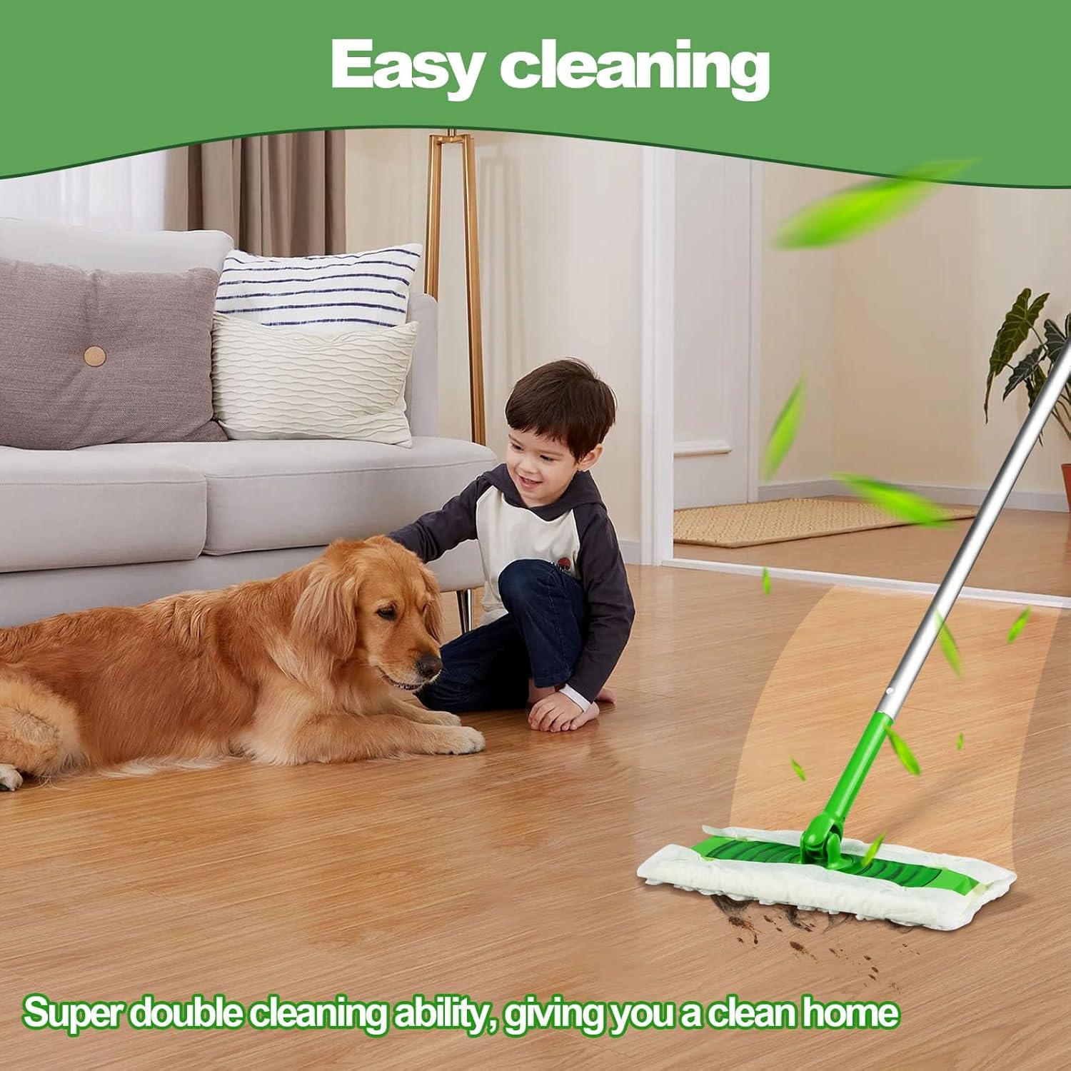 46 Pcs Swiffer Dry Sweeping Cloths