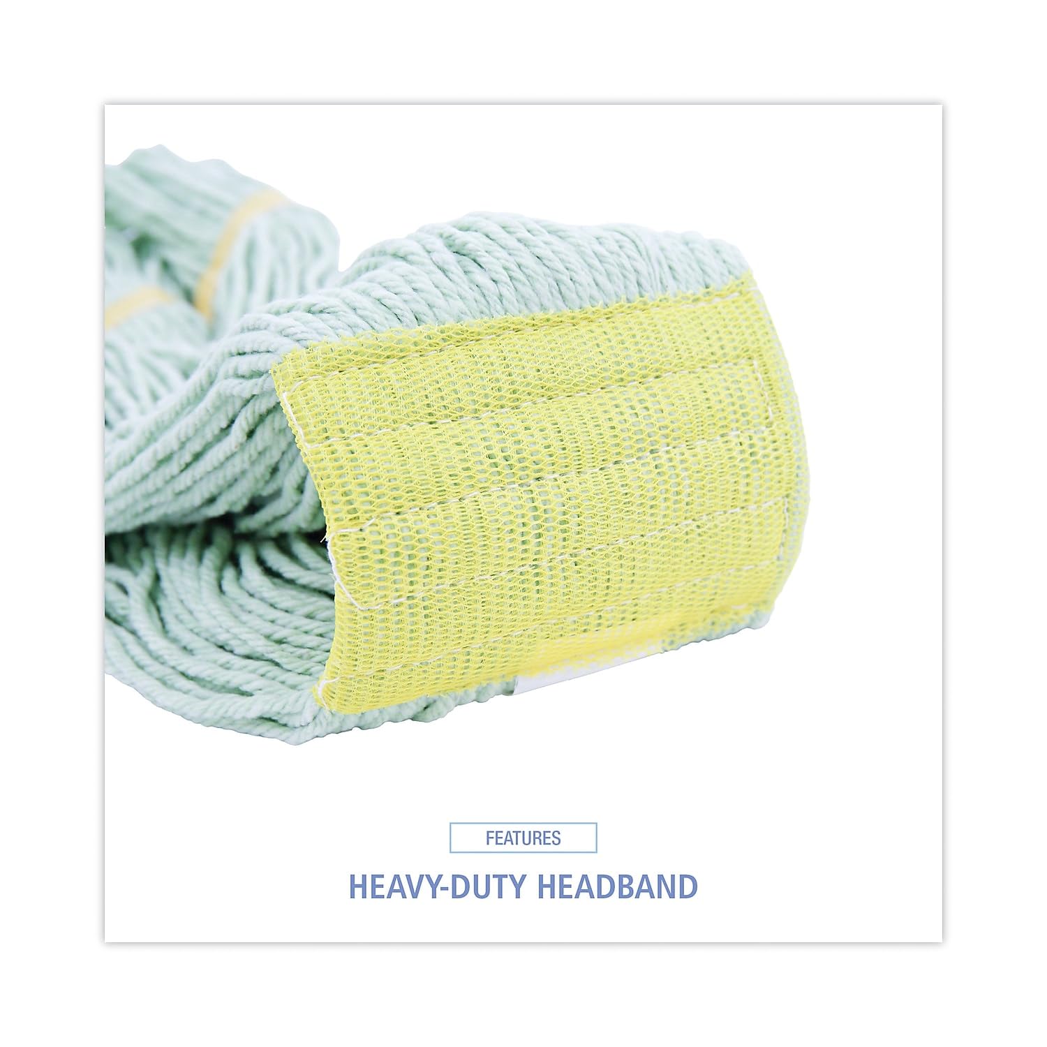 Boardwalk EcoMop Mop Head 12Carton with Loop Design for Effective Mopping