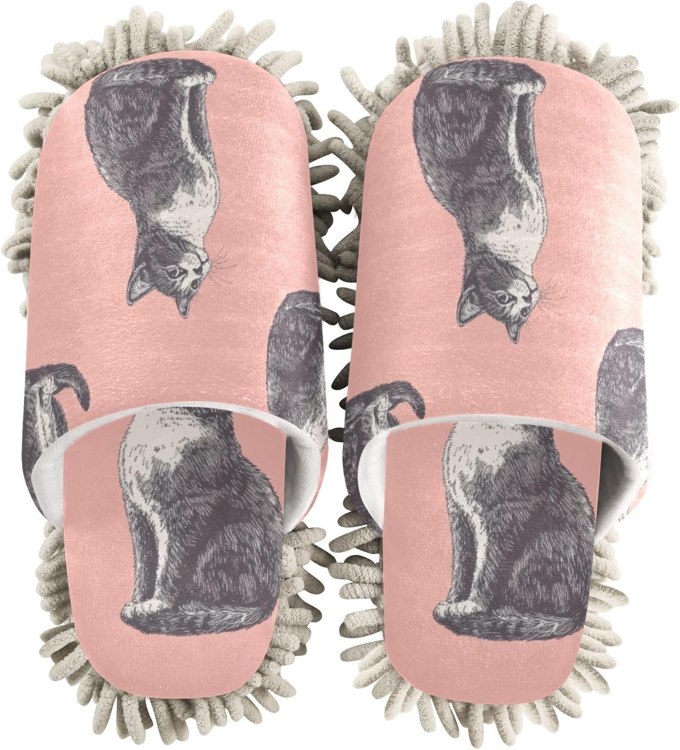 FLildon Microfiber Cleaning Slippers for Men Women 1
