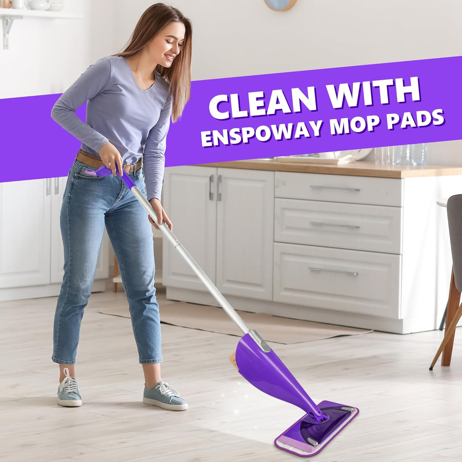Reusable Mop Pads for Swiffer WetJet Mops