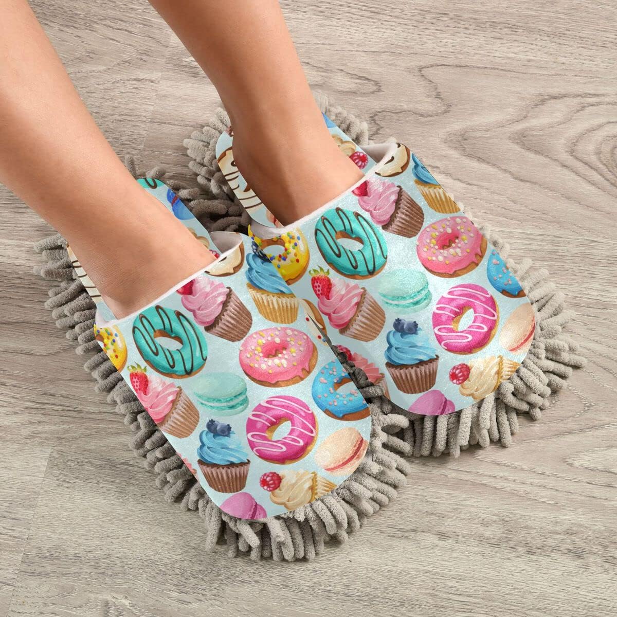 Perfect for Cleaning Durable Mop Slippers for Women
