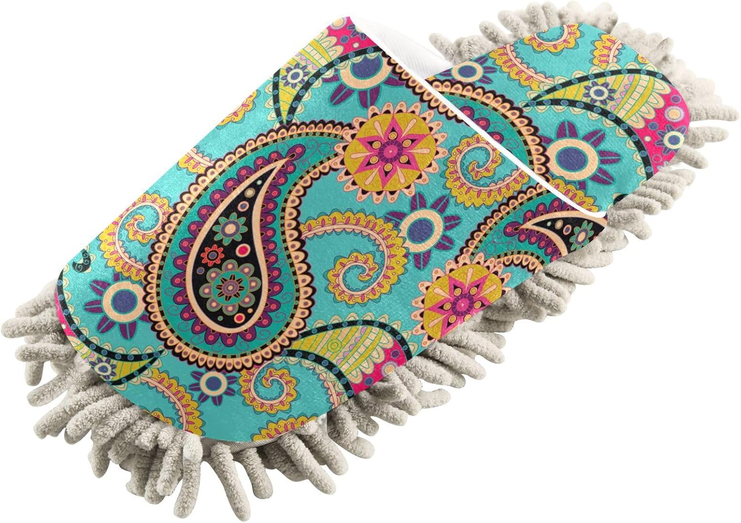 Kigai Microfiber Slippers with Interesting Pattern for Cleaning Size M