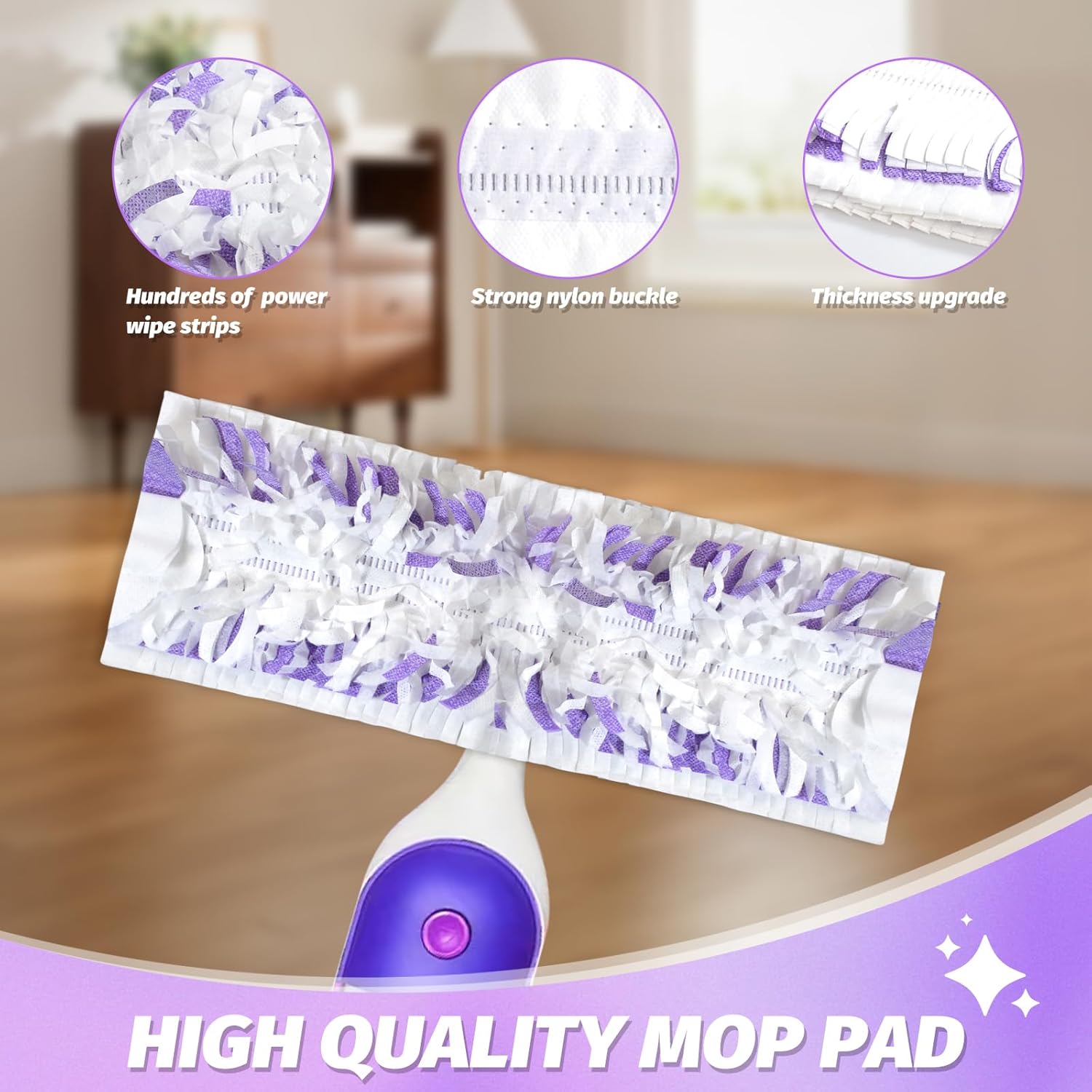 Perfect Fit PowerMop Multi-Surface Mopping Pad Refills 10-Pack