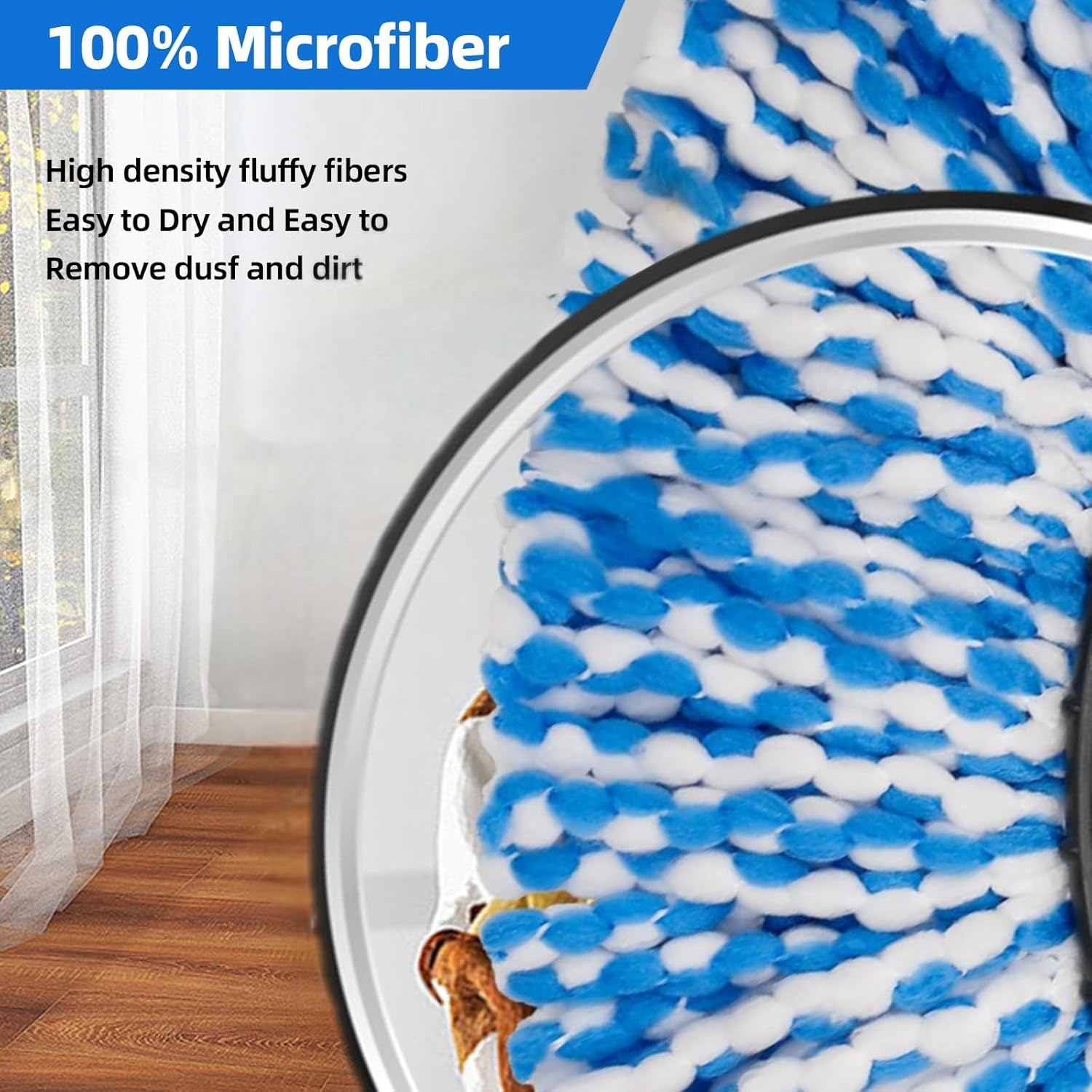 kCarpoly Spin Mop Replaceable Head