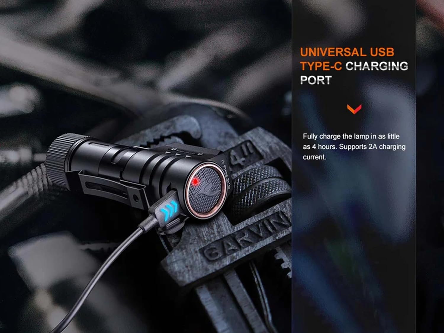 Fenix HM71R 2700 Lumens Right-Angle Flashlight