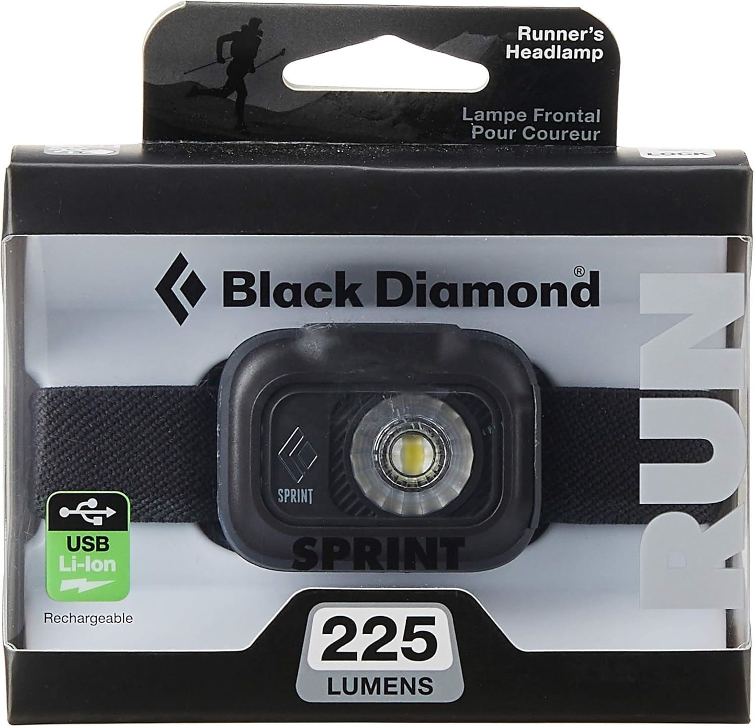 Black Diamond Sprint 225 Lumen Rechargeable Headlamp