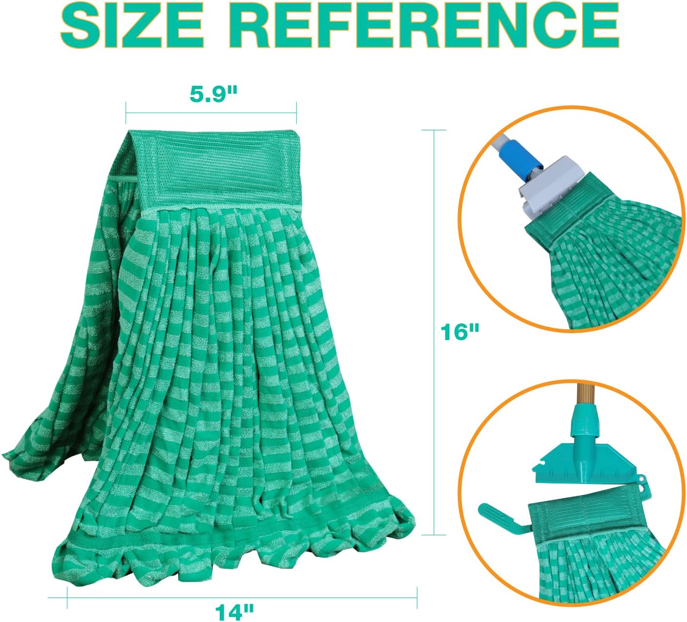 High-F quality Microfiber Mop Heads