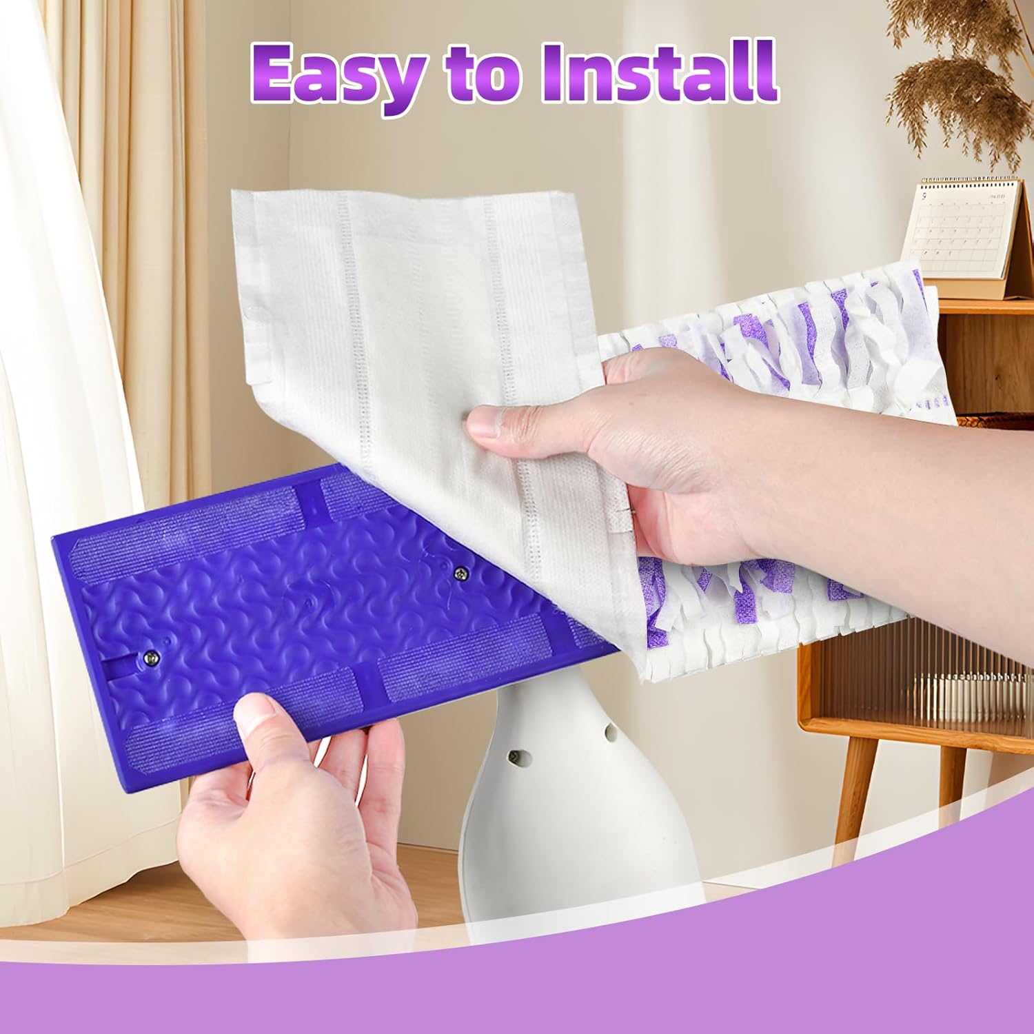Fenkabs 12-Piece Disposable Mop Pads for PowerMop Multi-Surface Mop