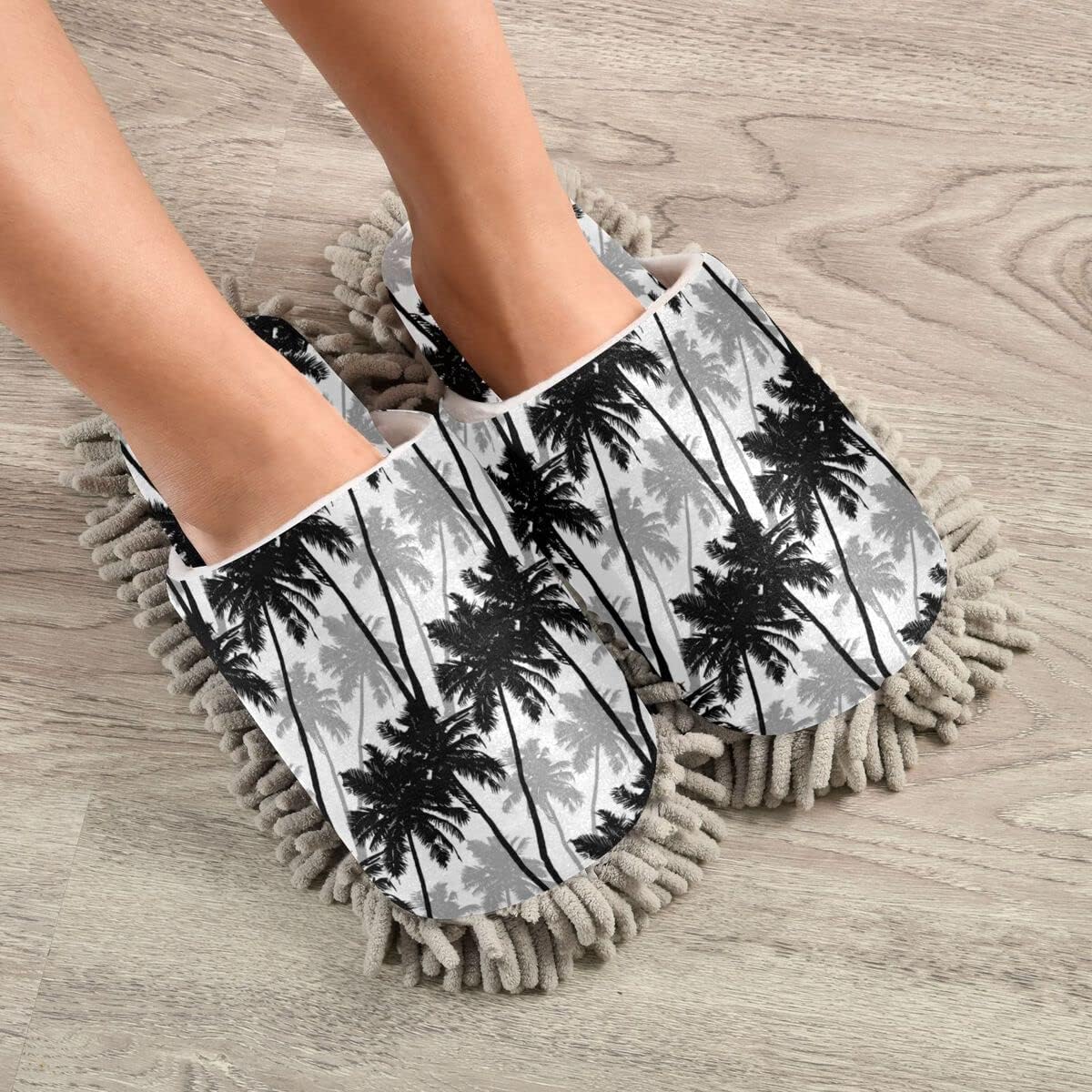 Palm Tree Indexed Mop Slipper
