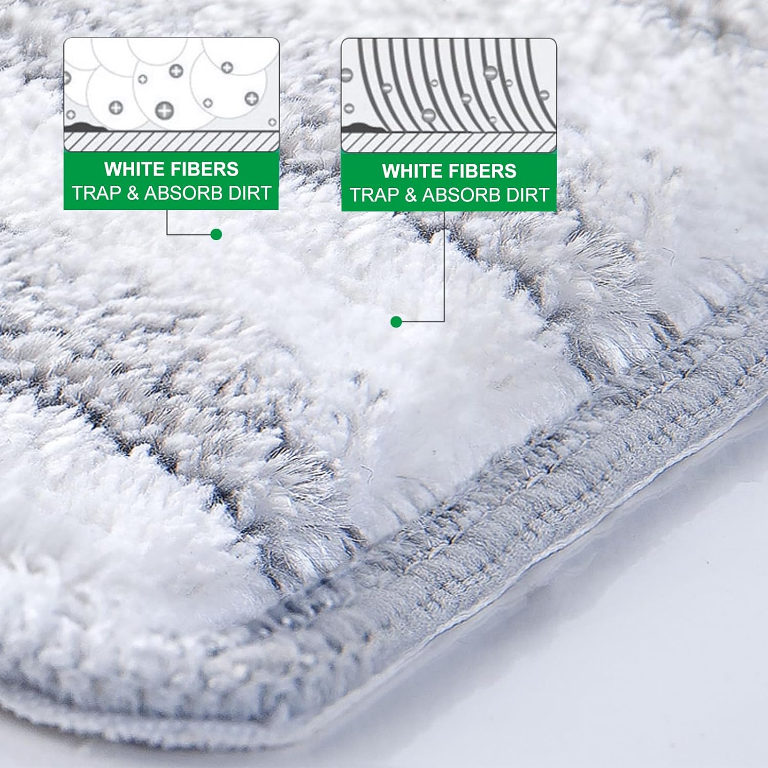 HiBaBy Flat Mop Pads 5-Pack