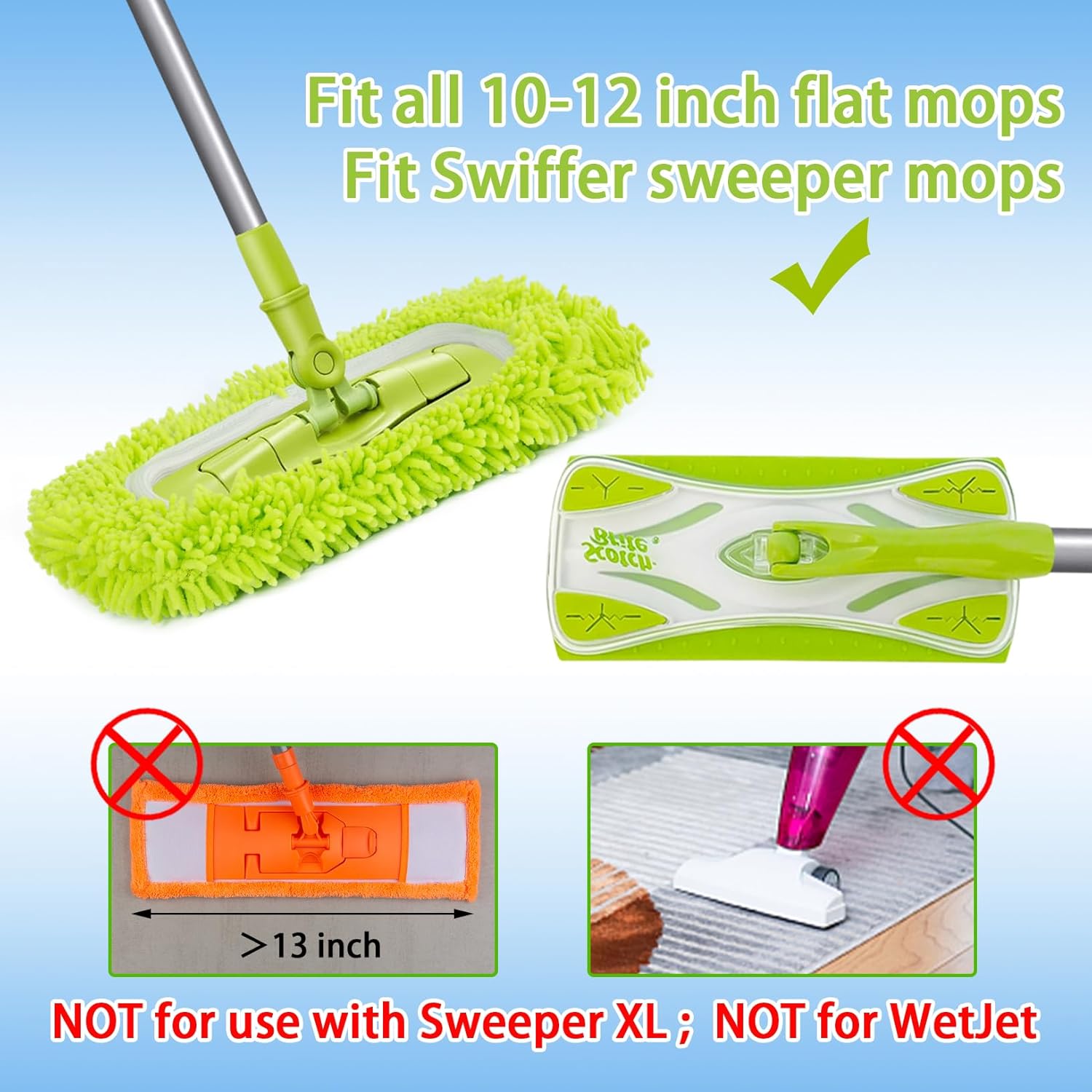 Reusable Dry Swiffer Mop Cloths