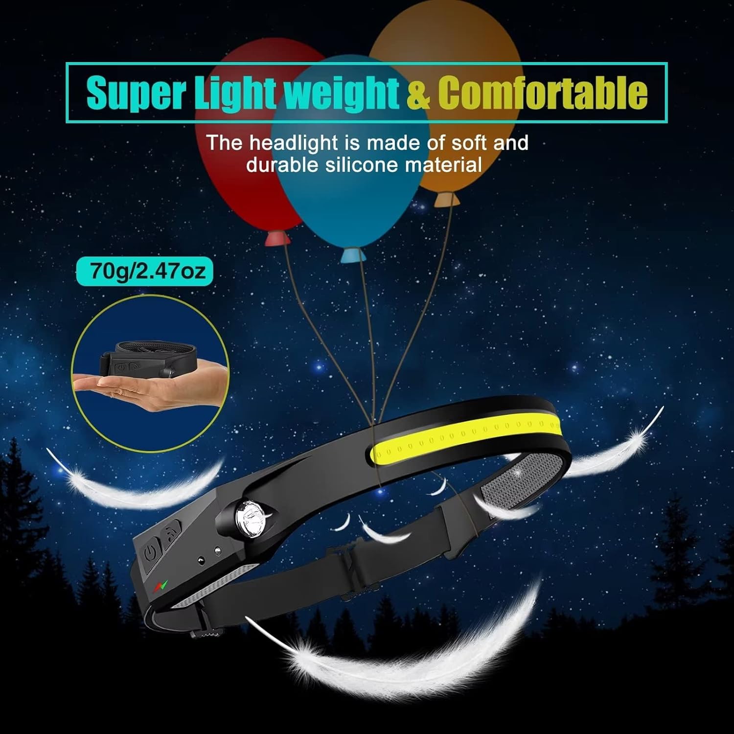 Dual Pack 230 LED Headlamp