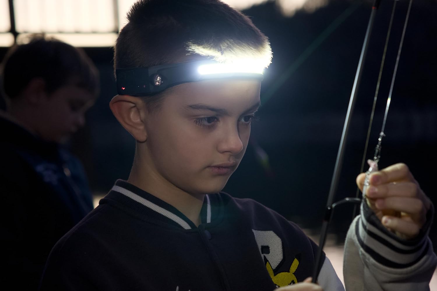 Tactical Headlamp 230 Beam Recharged with 350 Lumens IPX4 Waterproof