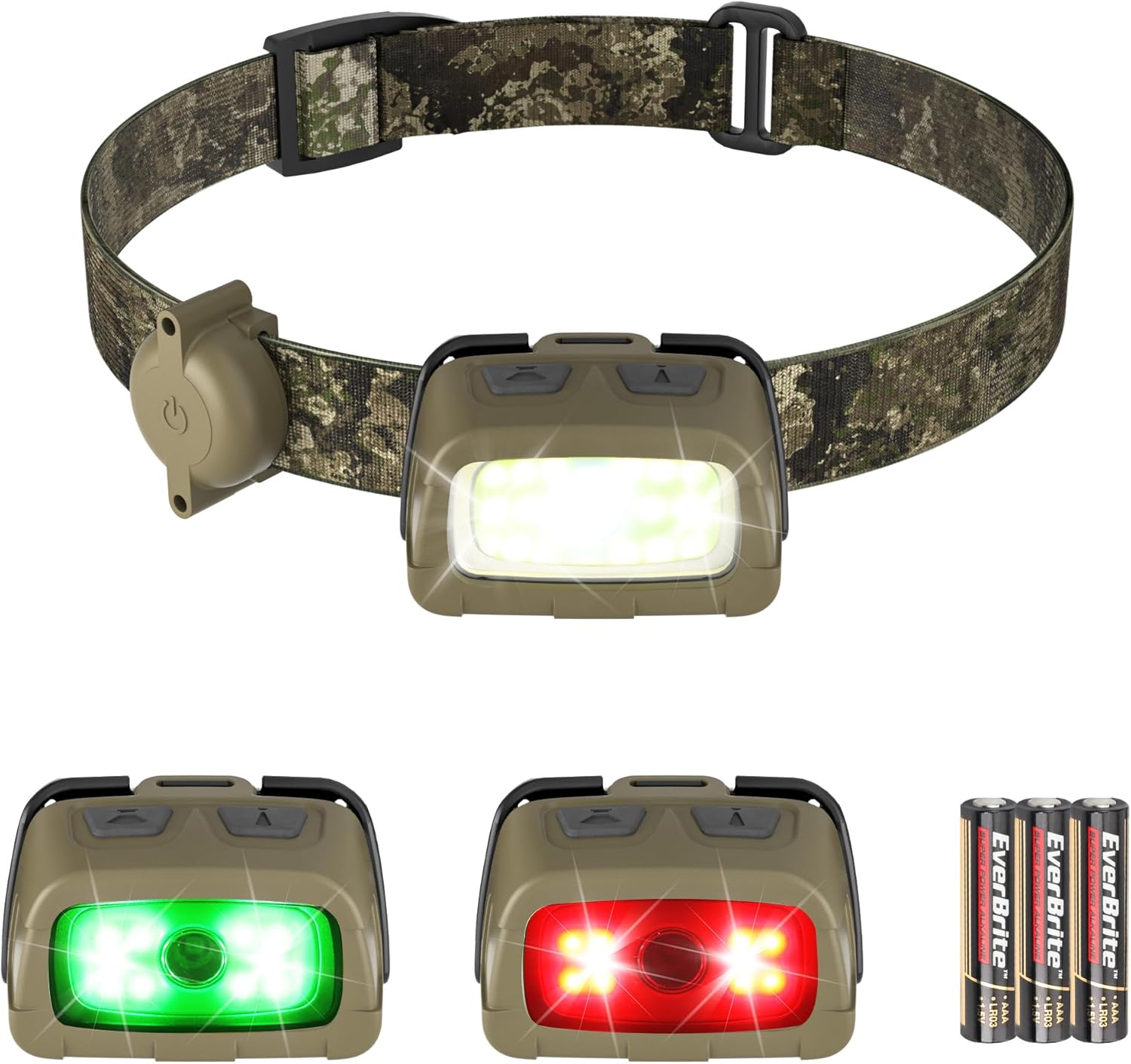 EverBrite 300 Lumens Headlamp Adjustable Waterproof