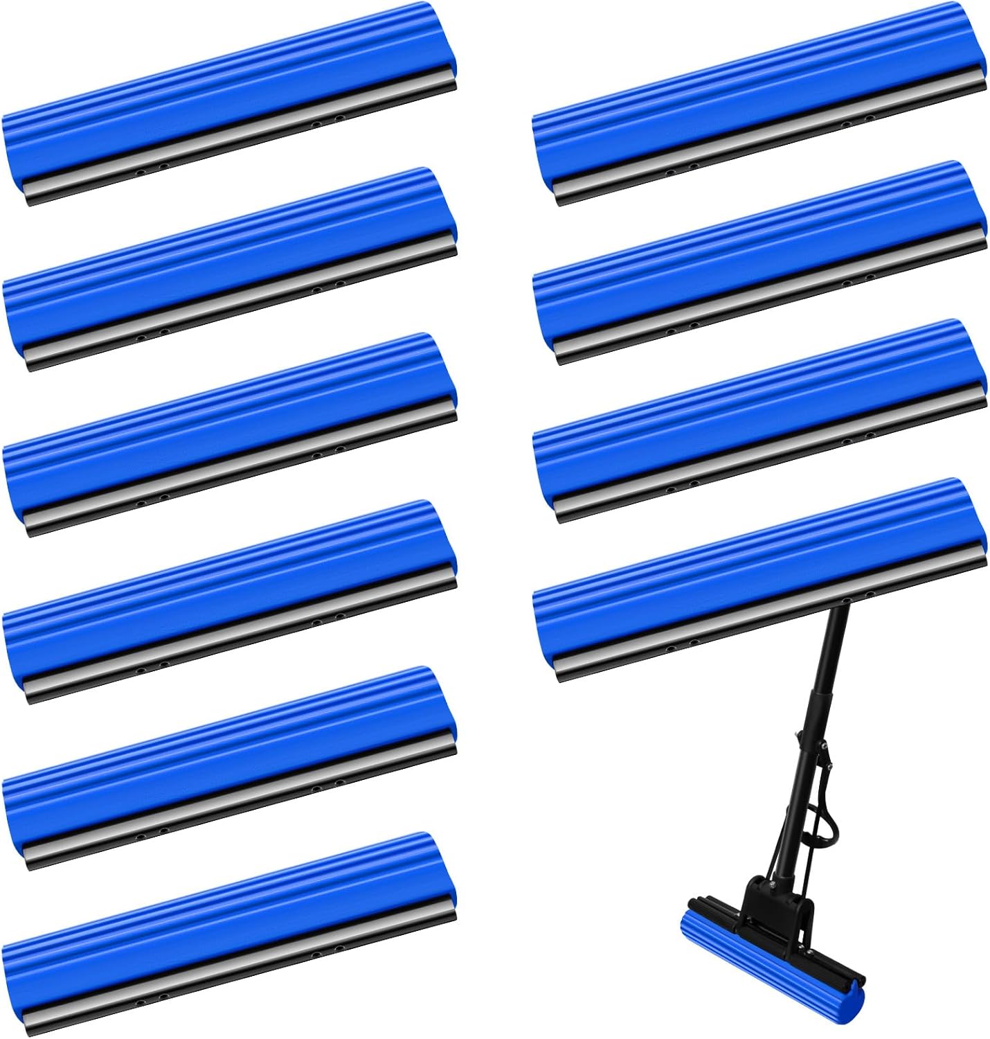 10-Piece PVA Sponge Roller Mop Refill Heads