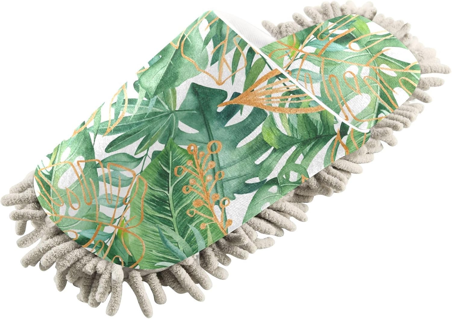 Sinestour Mopping Slippers with Microfiber Pads