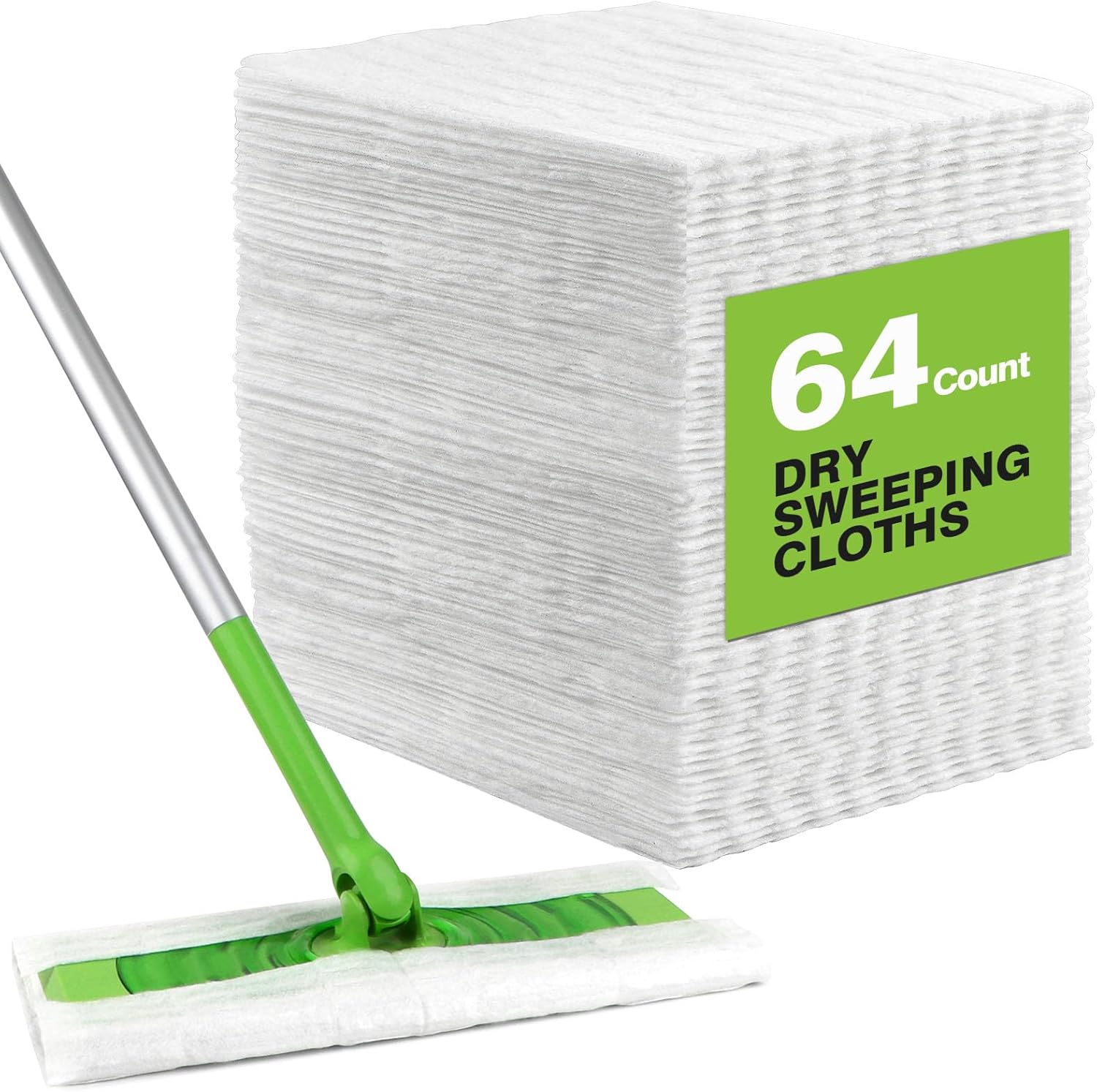 Swiffer Compatible Dry Mop Pads 64 Count