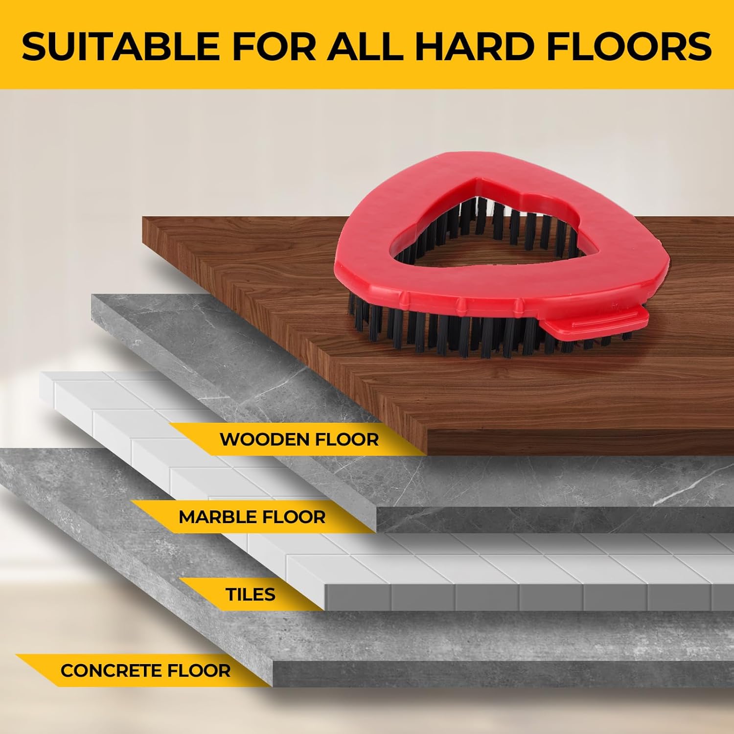 Sturdy Scrub Brush for EasyWring 1 Tank System Durable Effective