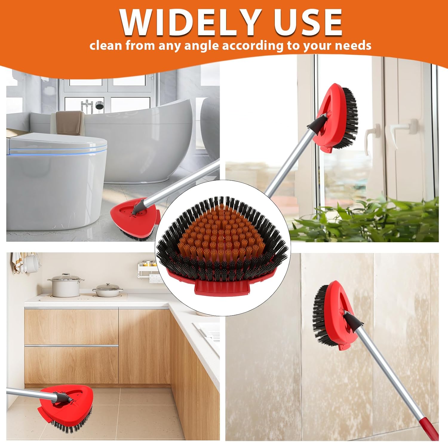 Premium 2-Pack Upgraded Scrub Brush for O-Cedar EasyWring 1-Tank