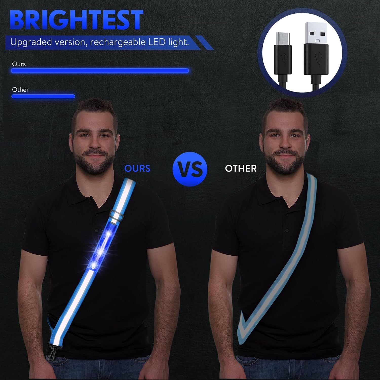 Simket LED Reflective Walking Gear