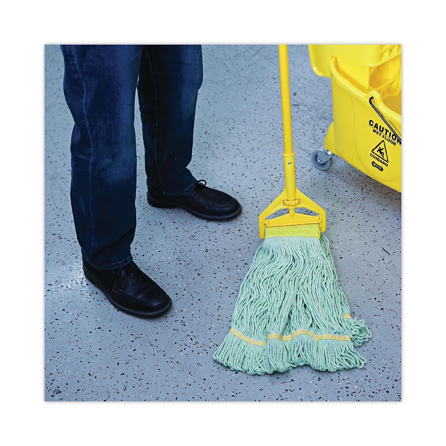 Boardwalk EcoMop Mop Head 12Carton with Loop Design for Effective Mopping