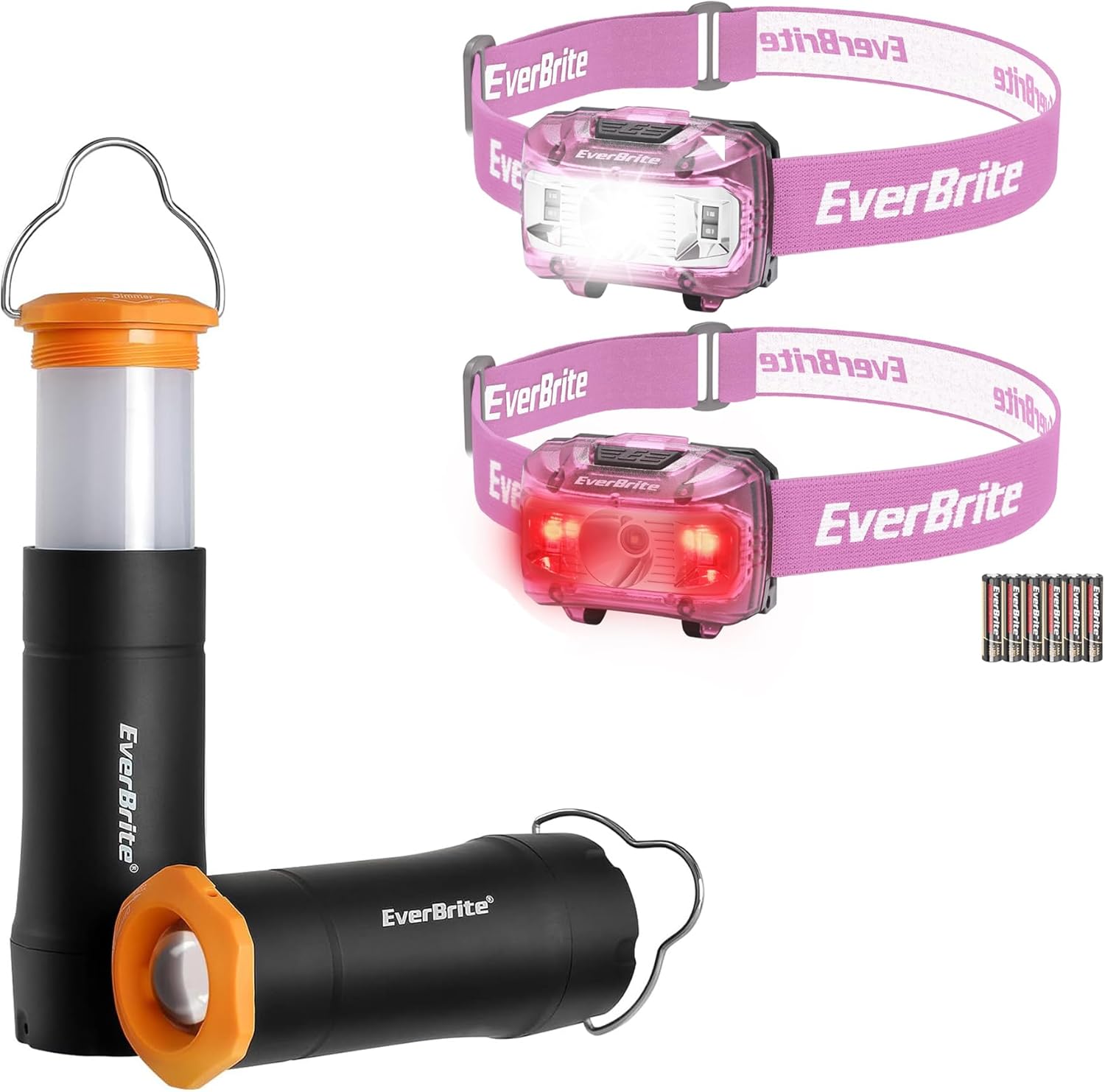 2-in-1 Mini Lantern Headlamp Set