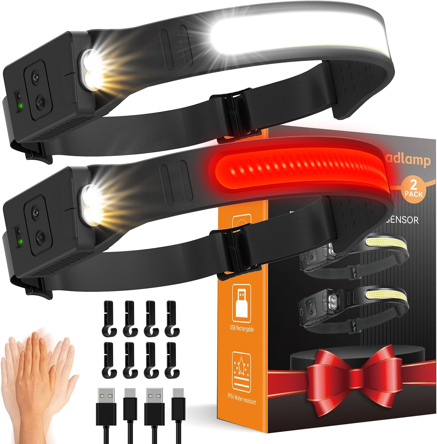 Male and Female Universal Wide-Angle Night Lamp