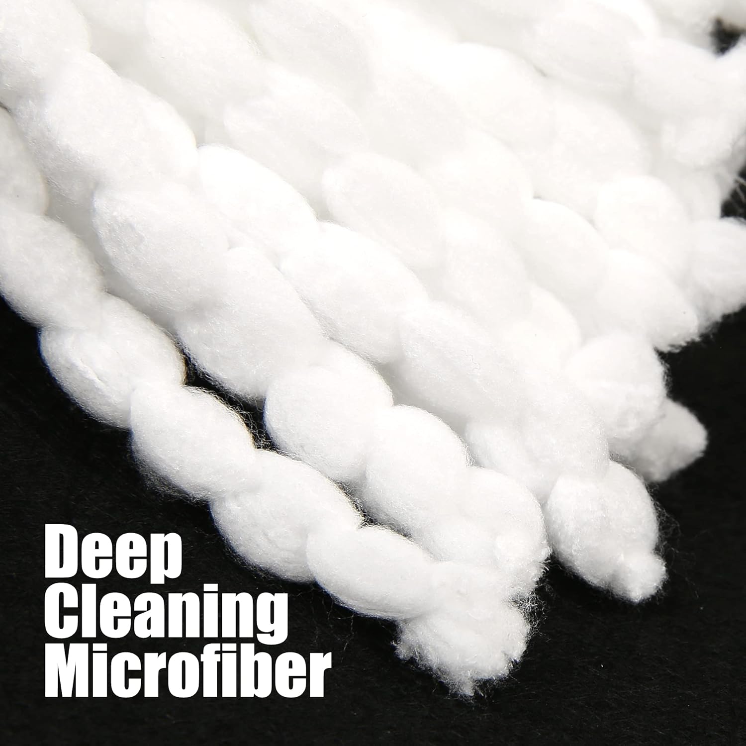 Durable scrub brush mop head replacement for O Cedar spin mop System