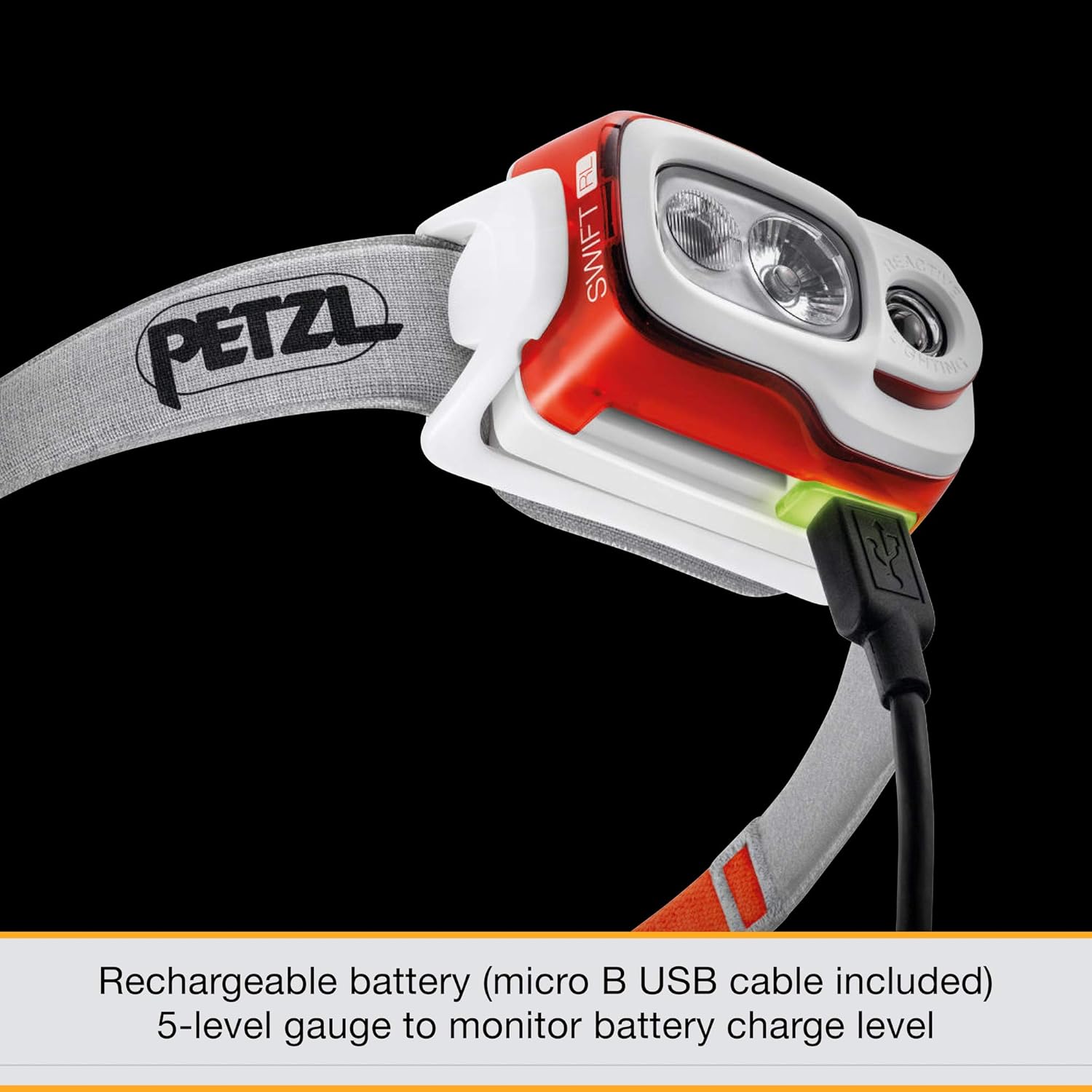 PETZL Swift RL Rechargeable Headlamp 900 Lumens