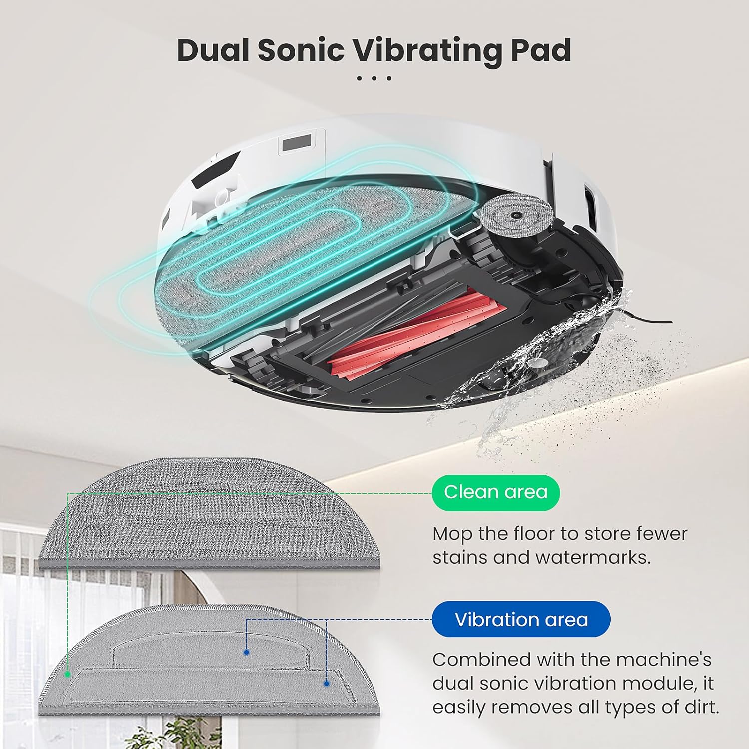 12 Pack Mop Pads for Roborock S8 Max Ultra