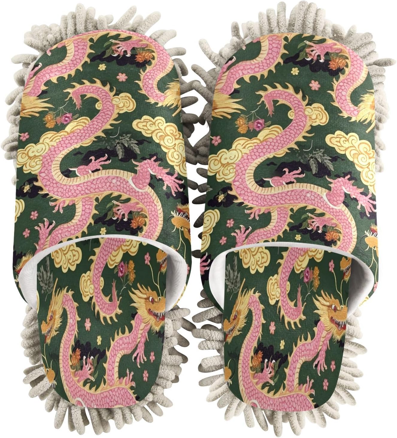 Colorful Dragon Kitchen Slippers