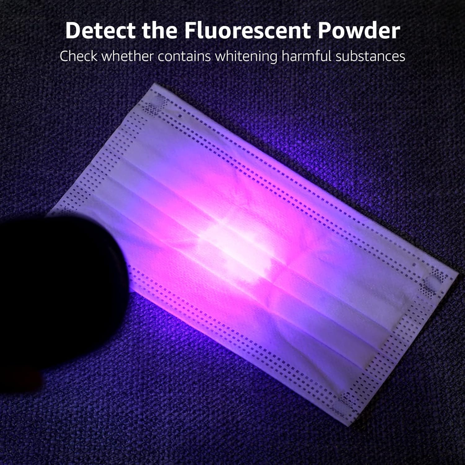 Rechargeable UV Headlamp with Motion Sensor
