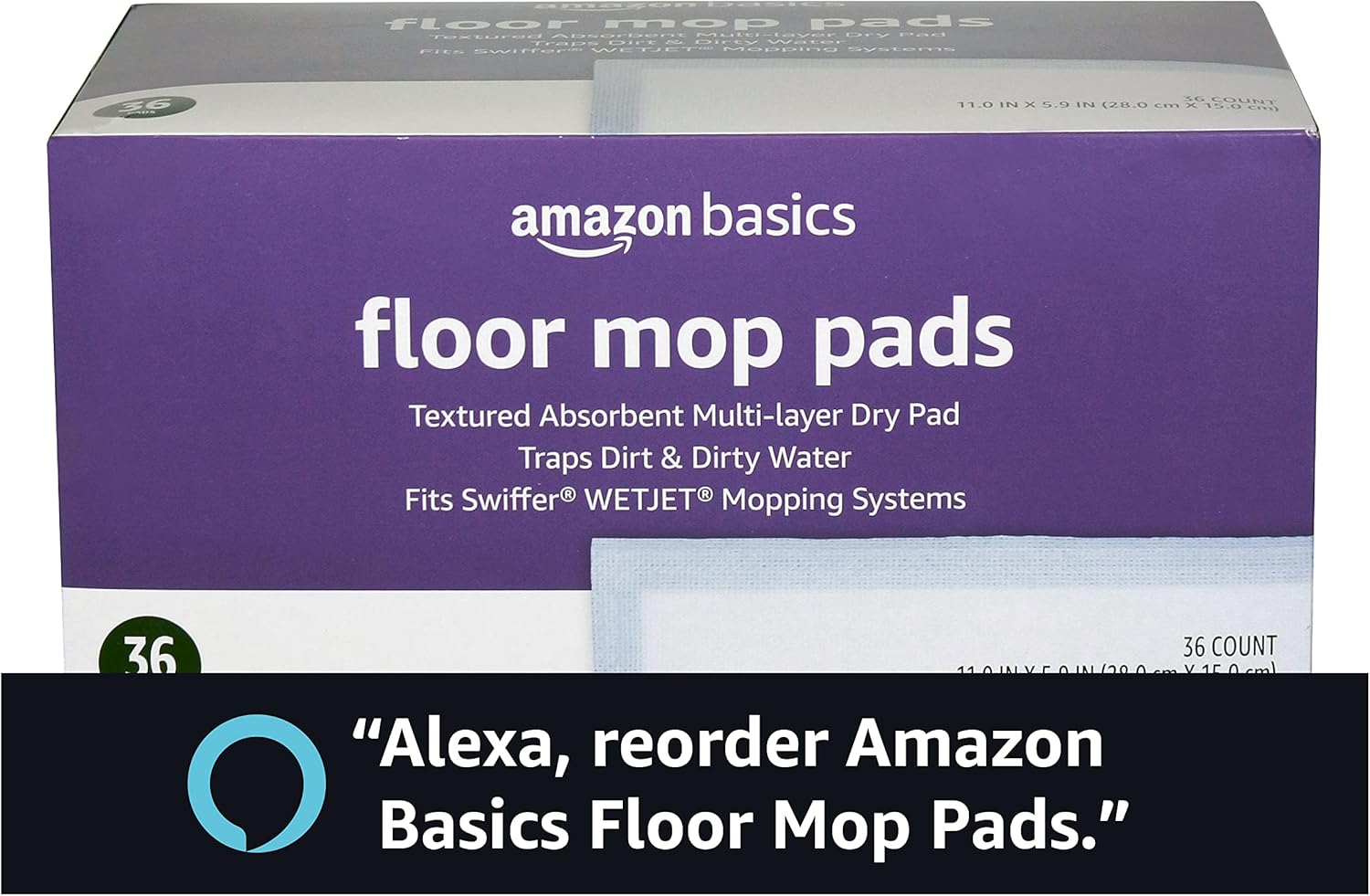 10-Piece Dry Floor Mop Pads 36 Count