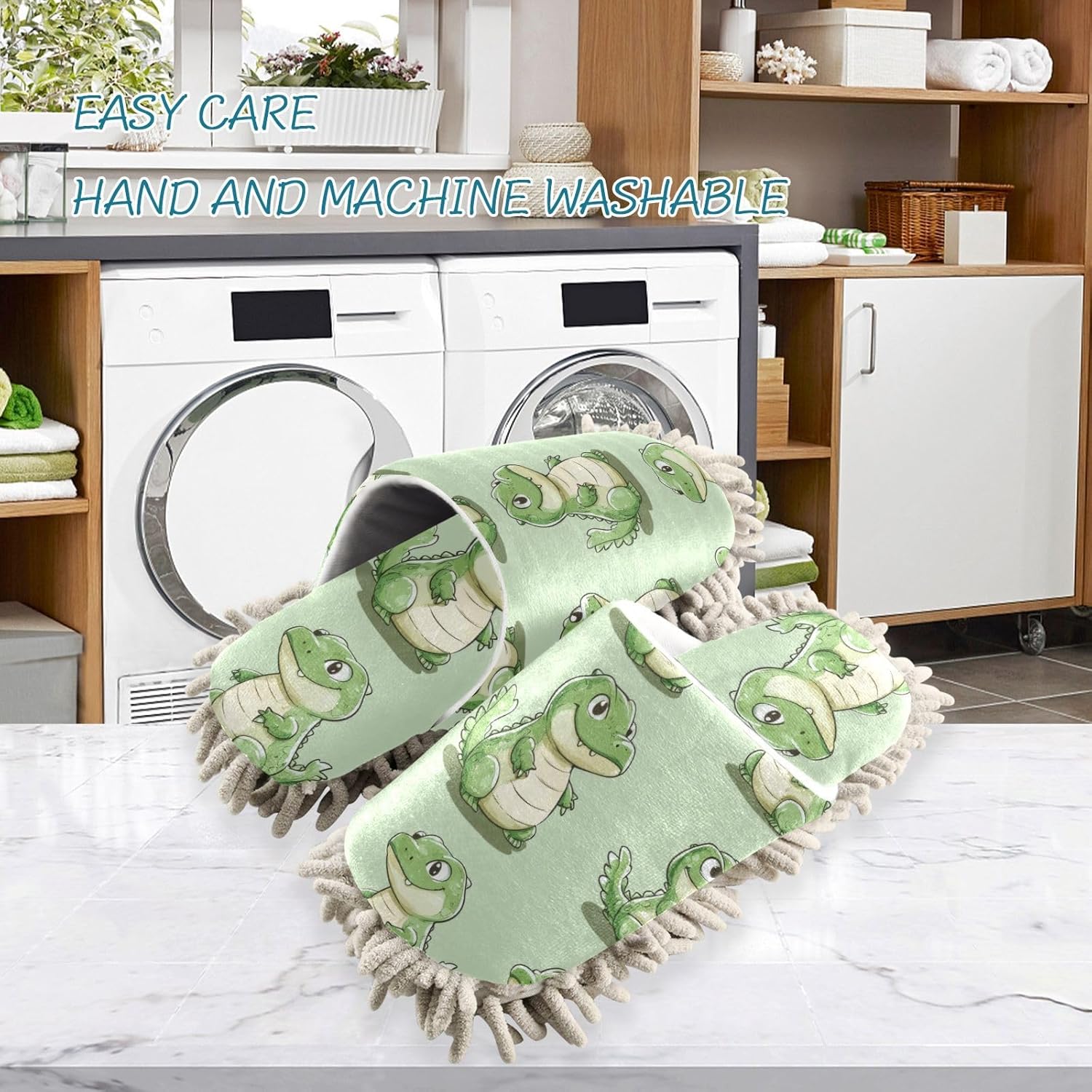 Perfect for Mopping Cleaning - L Size Cute Crocodile Design