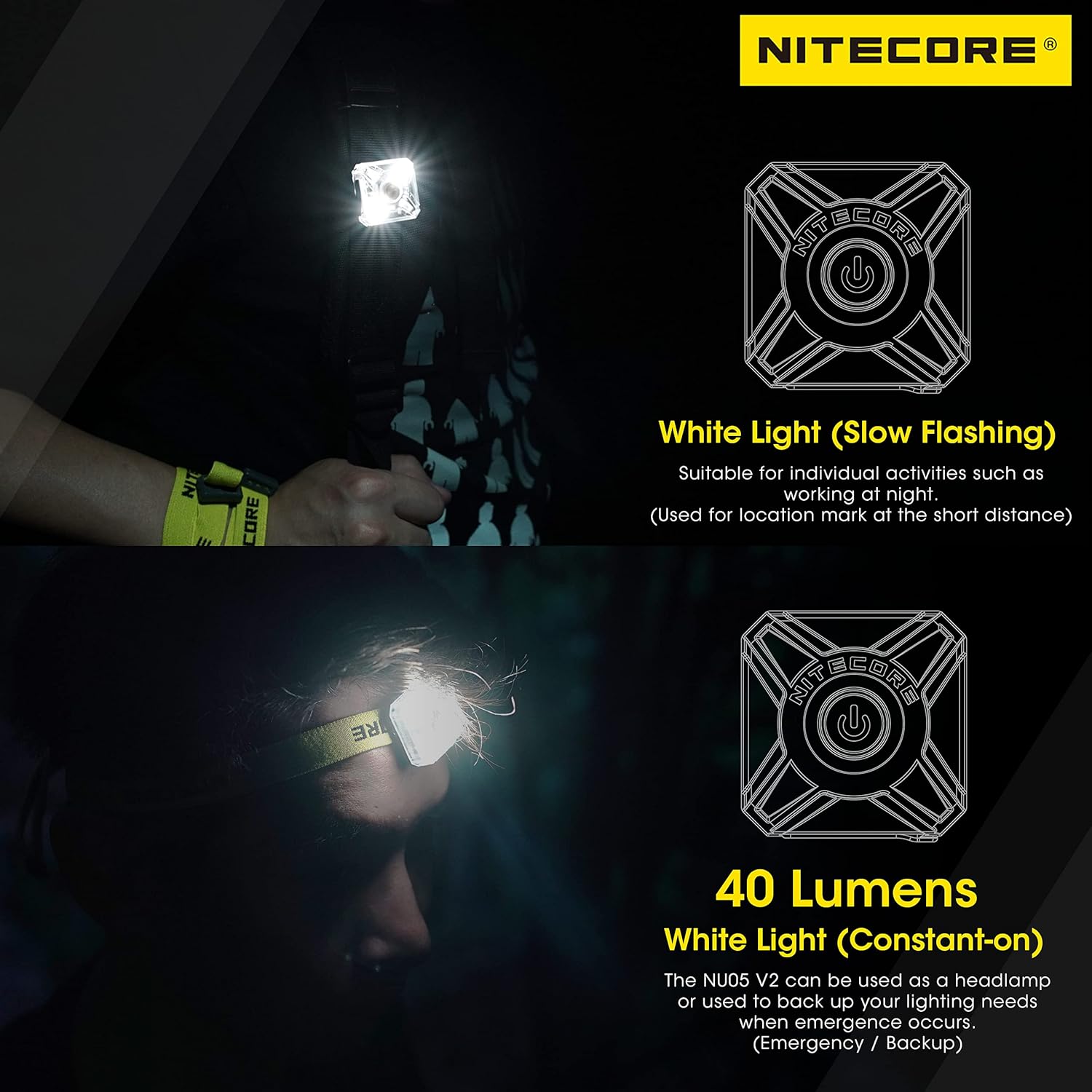 Nitecore NU05 V2 Kit - Signal and Safety Light