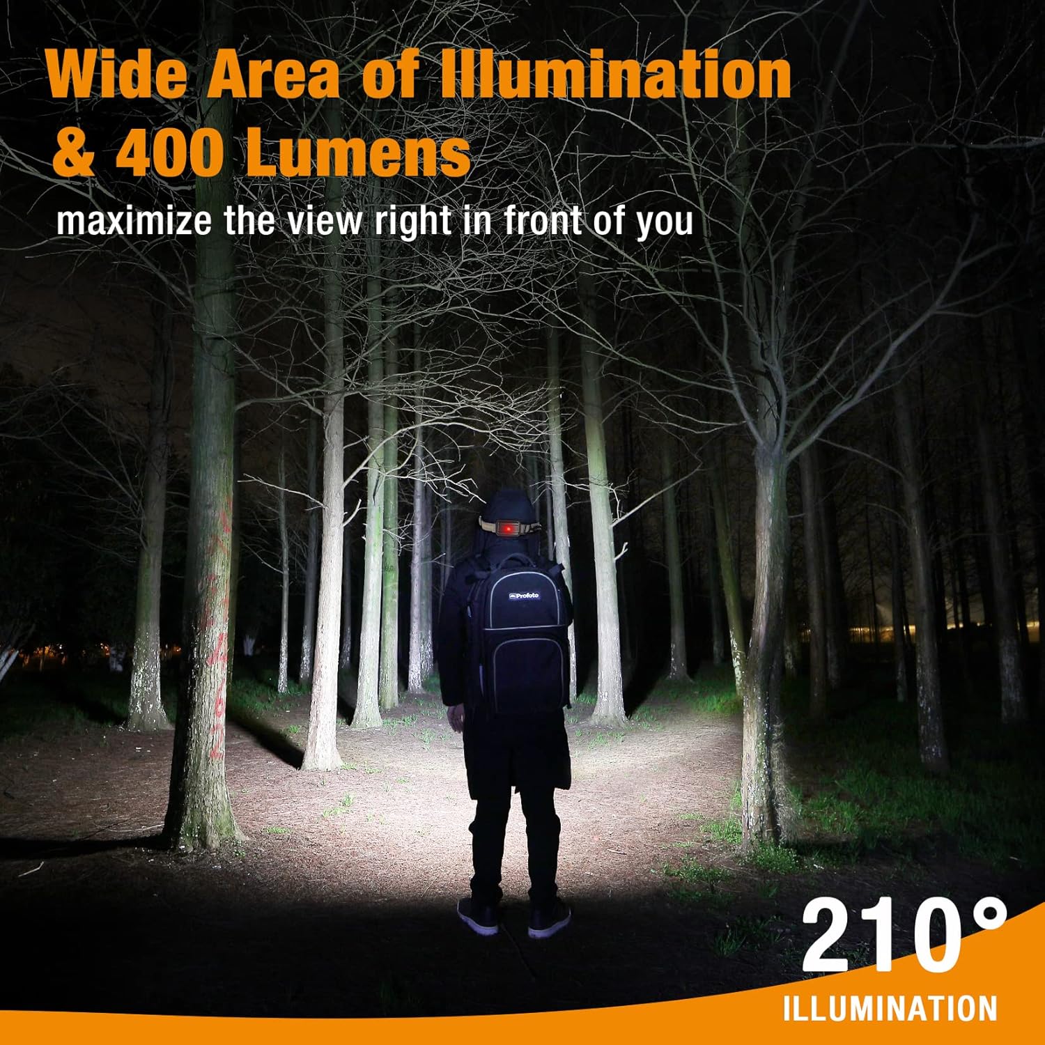 EverBrite 7-Piece LED Headlamp with 4 Modes for camping and Hiking