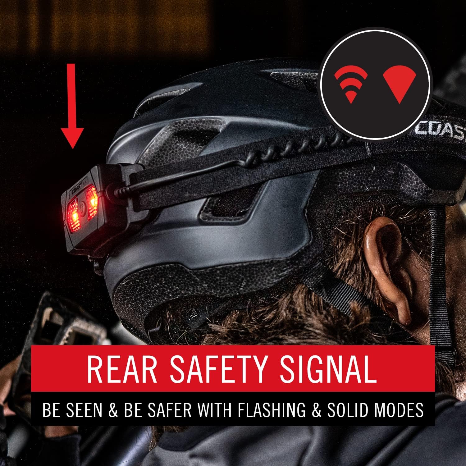 1000 Luminous Coast RL20R Headlamp with Variable Modes