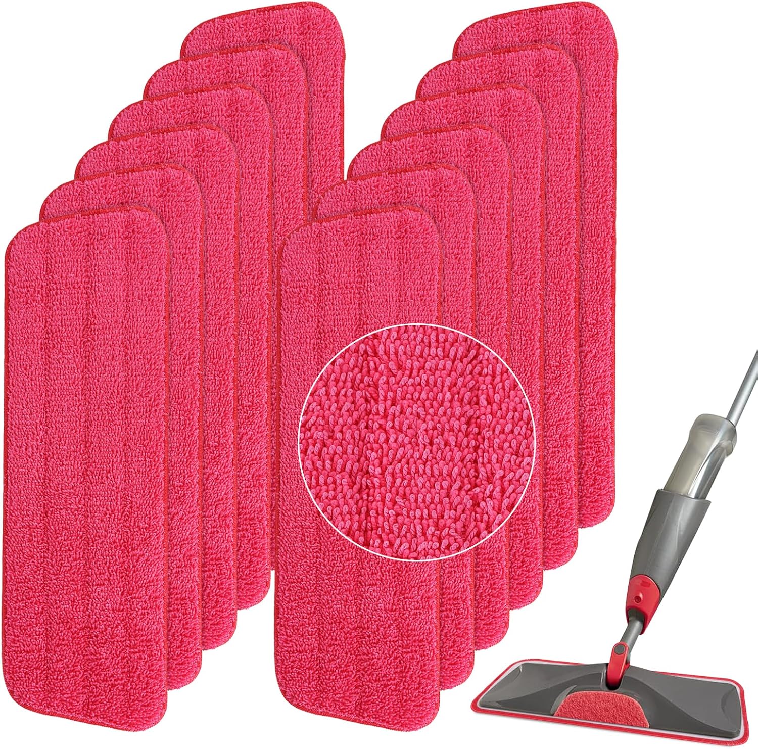 Reusable Microfiber Mop Pad for Rubbermaid Reveal Mops