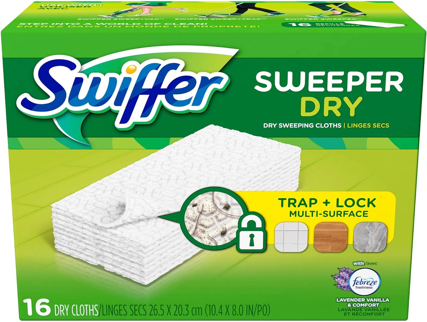 Swiffer Sweeper Dry Cloth Refill Set