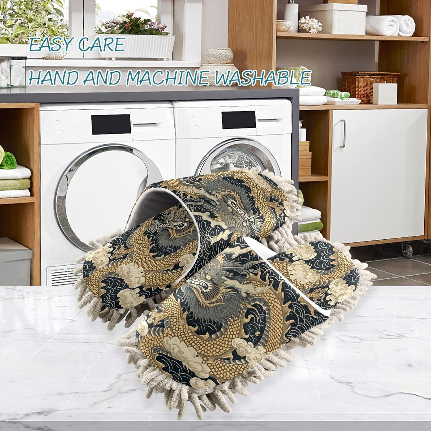Keep Your Floors Clean with Yellow Dragons Kitchen Slippers