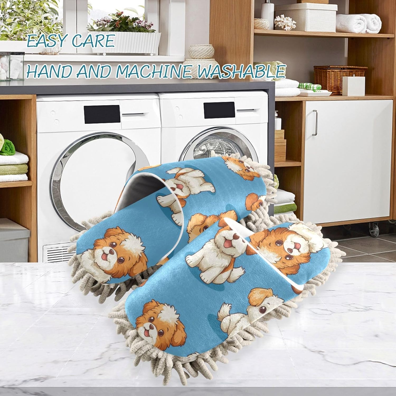 Premium Microfiber Floor Slippers for Adults