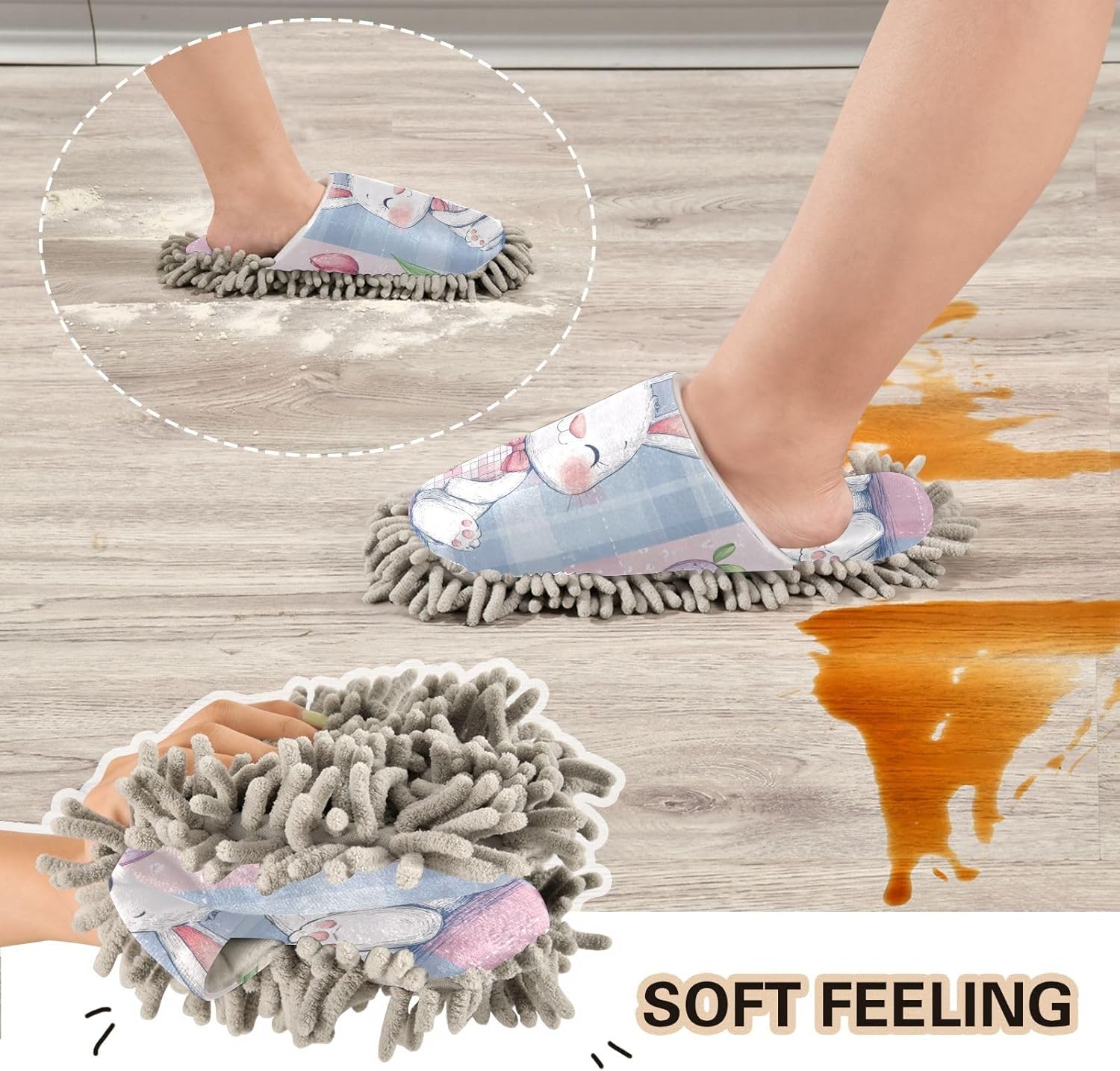 Easter Soft Microfiber Mop Slipper