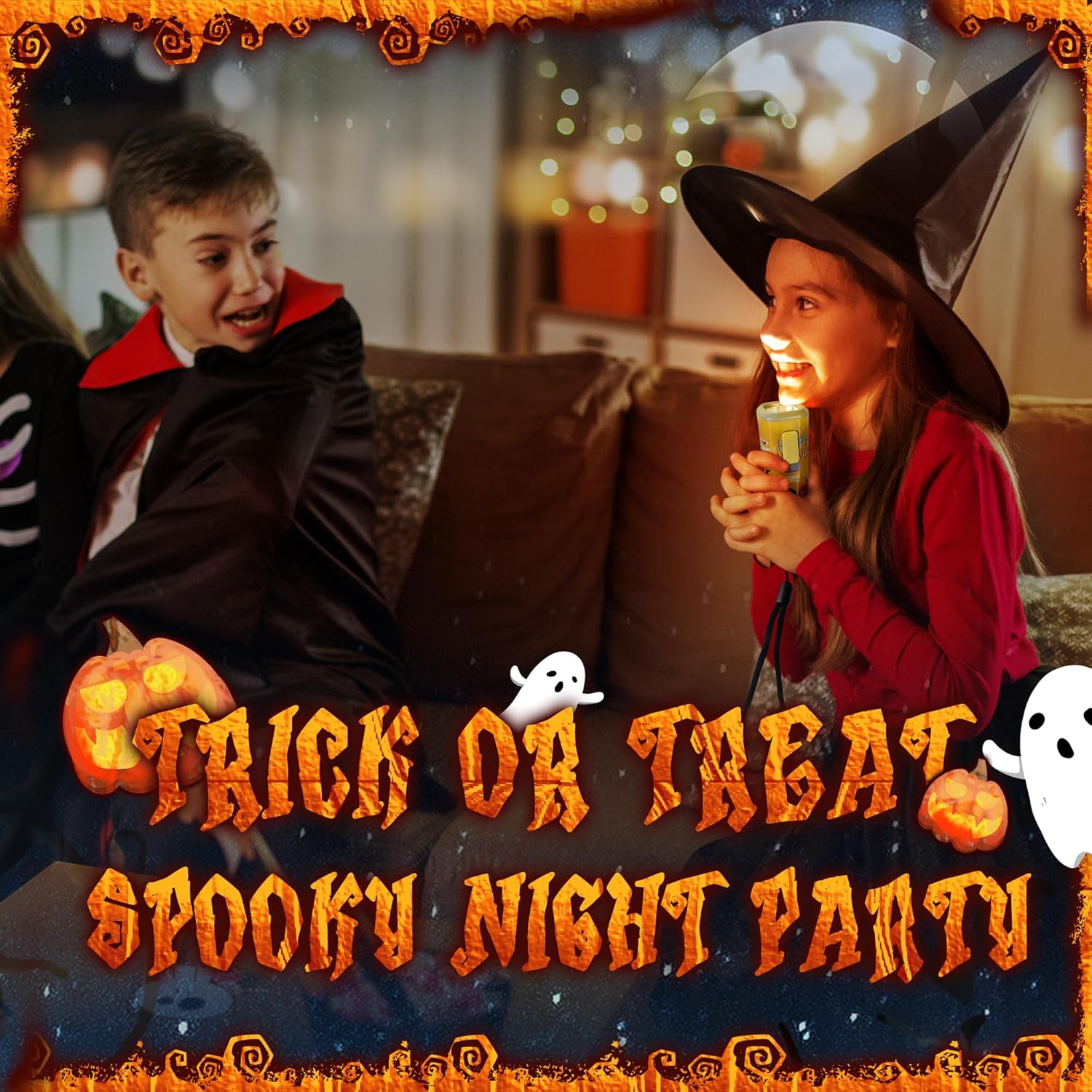 Sparking Halloween Lantern Set