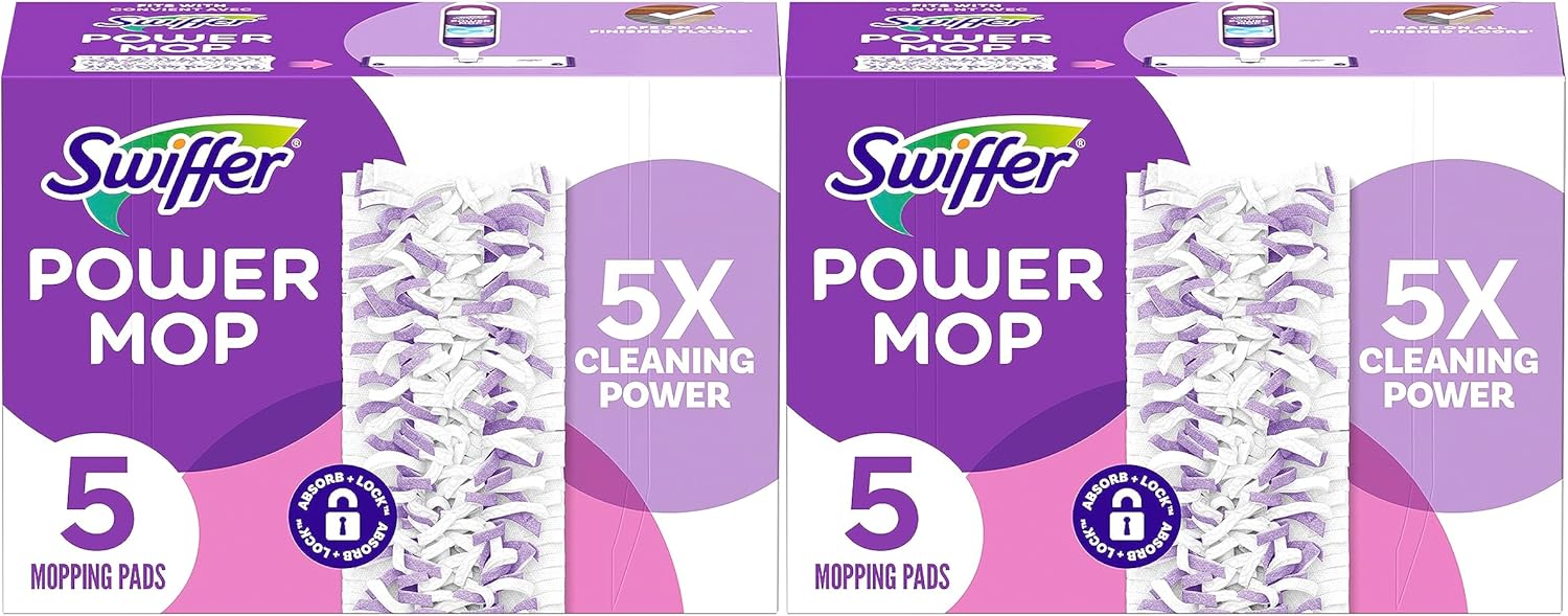 Swiffer PowerMopPremium Mopping Pads 10-Count Easy to Use Durable