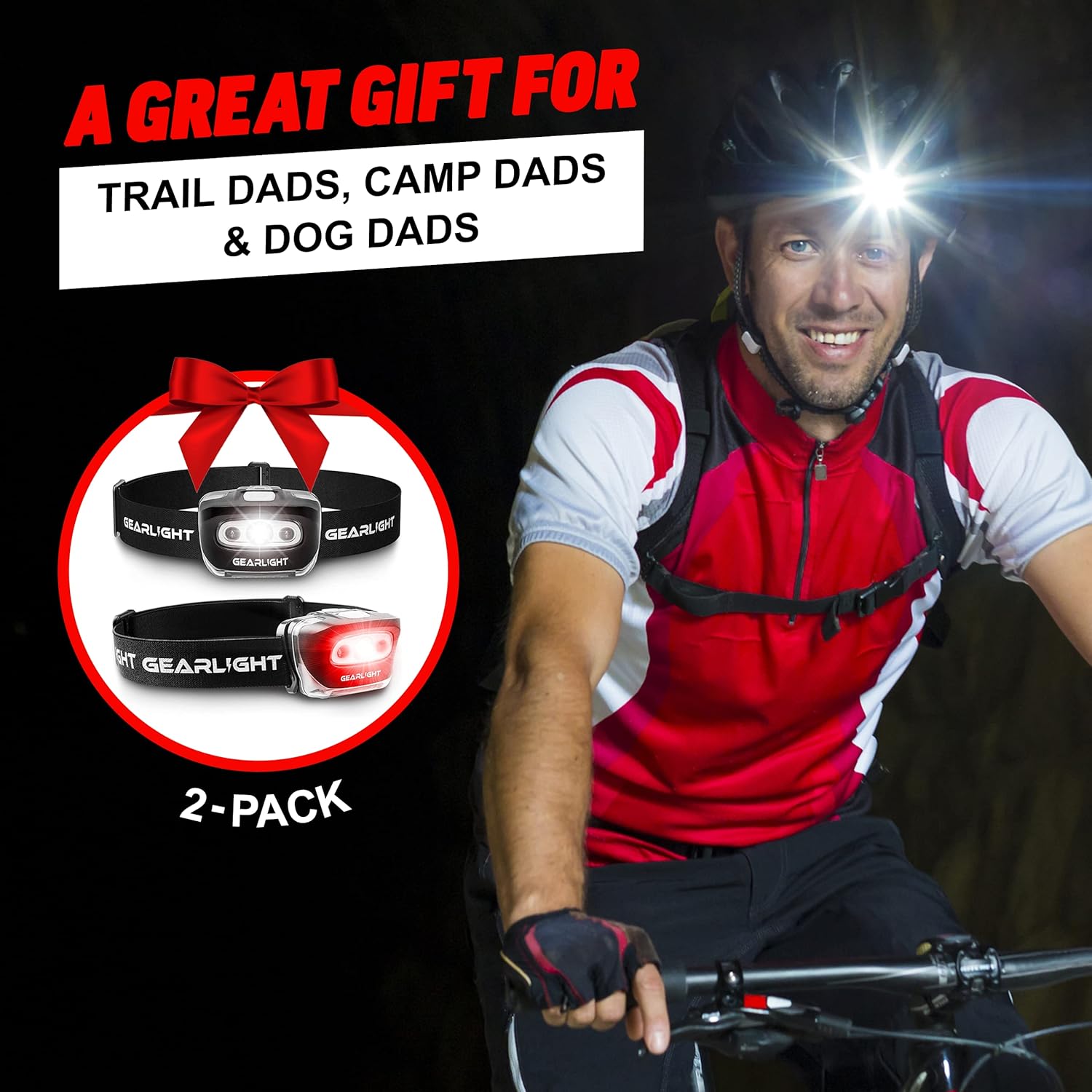 GearLight 2-Piece LED Headlamp