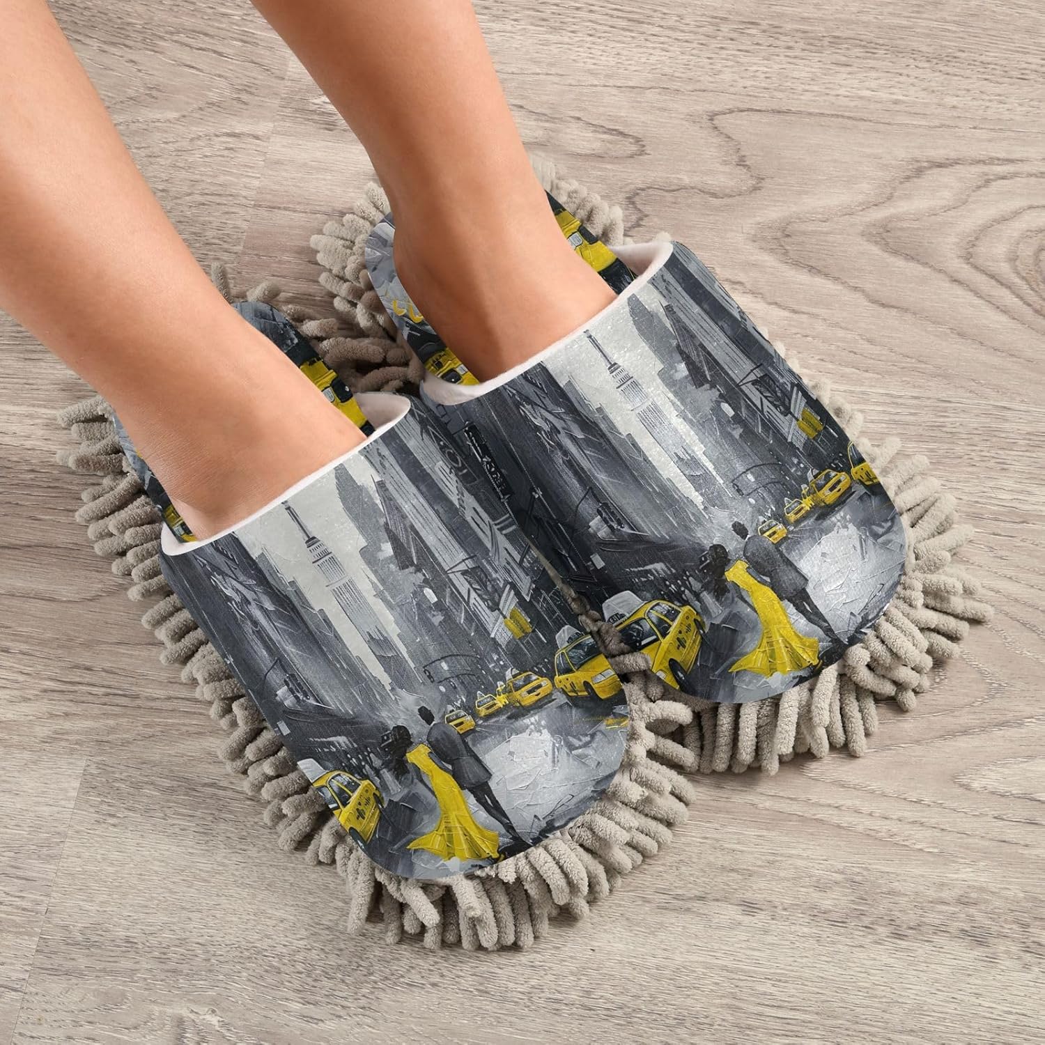 Zhirexin City Couple Walking Kitchen Slippers