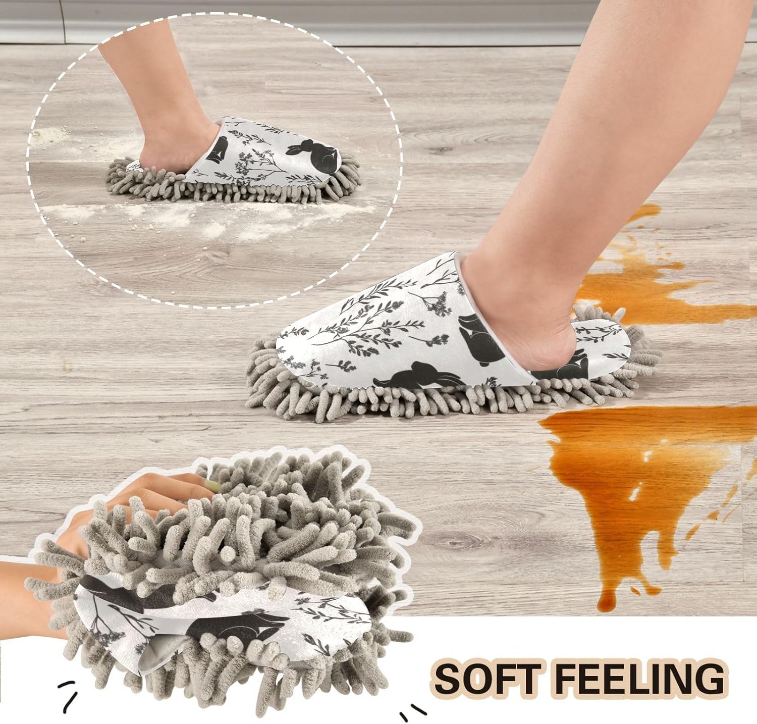 FLildon Microfiber Mop Slipper for You