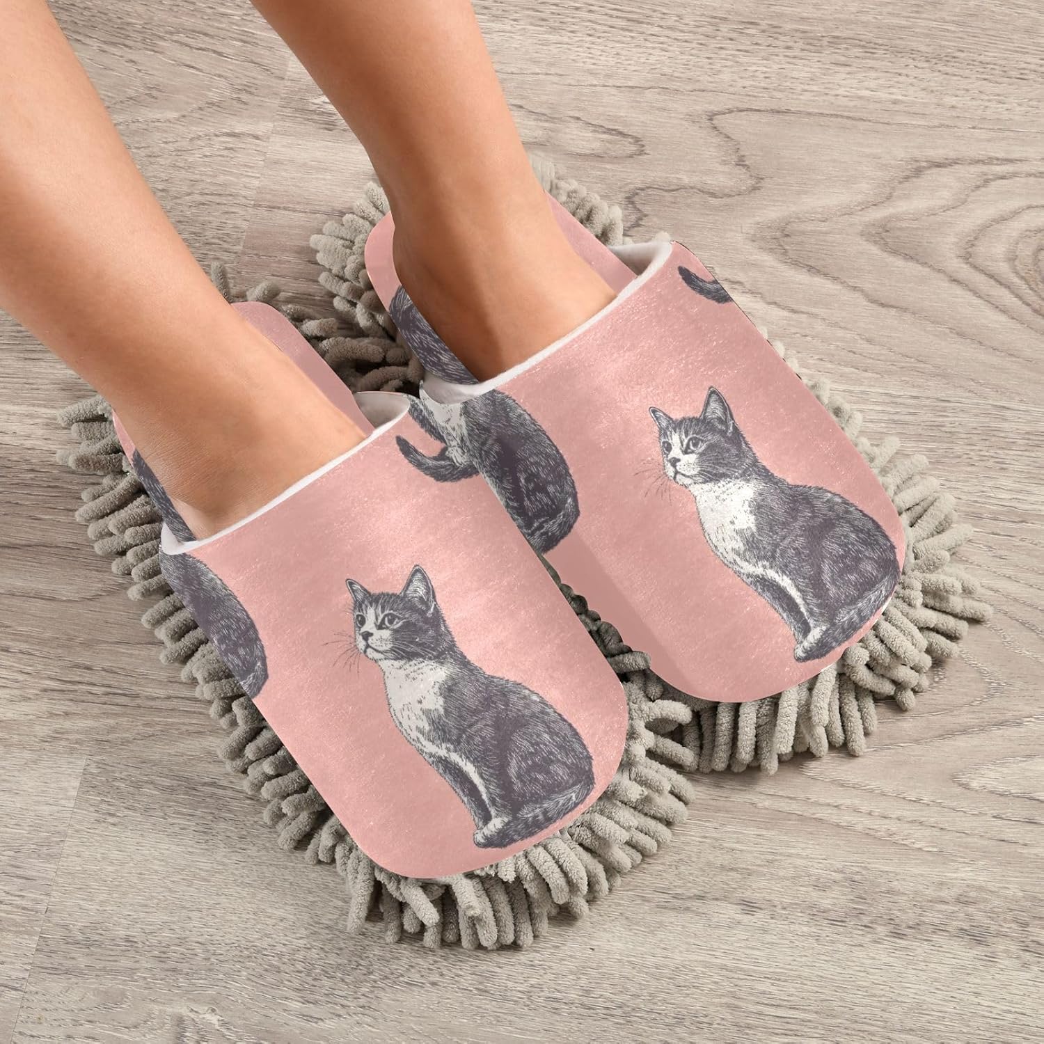 FLildon Microfiber Cleaning Slippers for Men Women 1