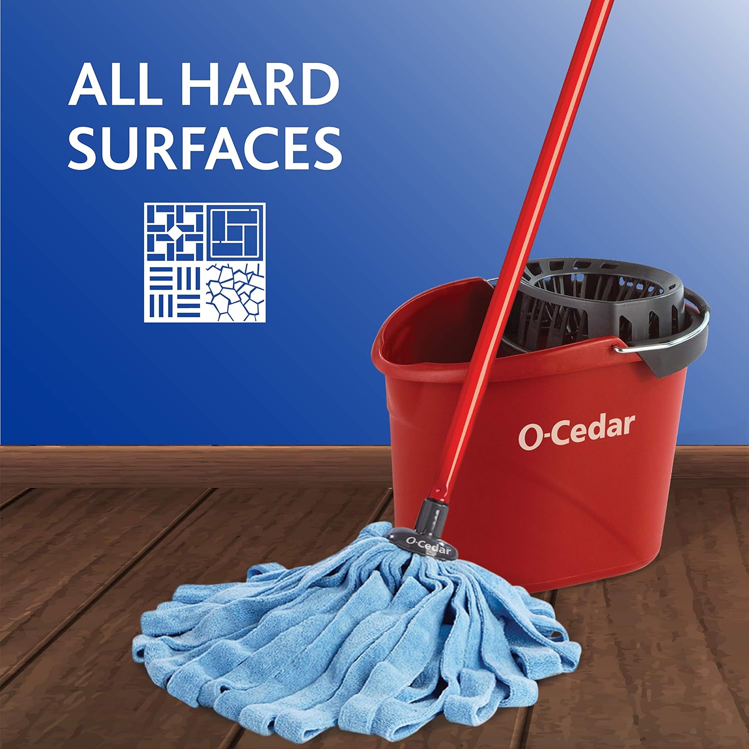 O-Cedar Microfiber Mop Refill Eco-Friendly Chemical-Free